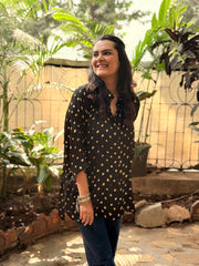 Bandhini Antifit Shirt - Black