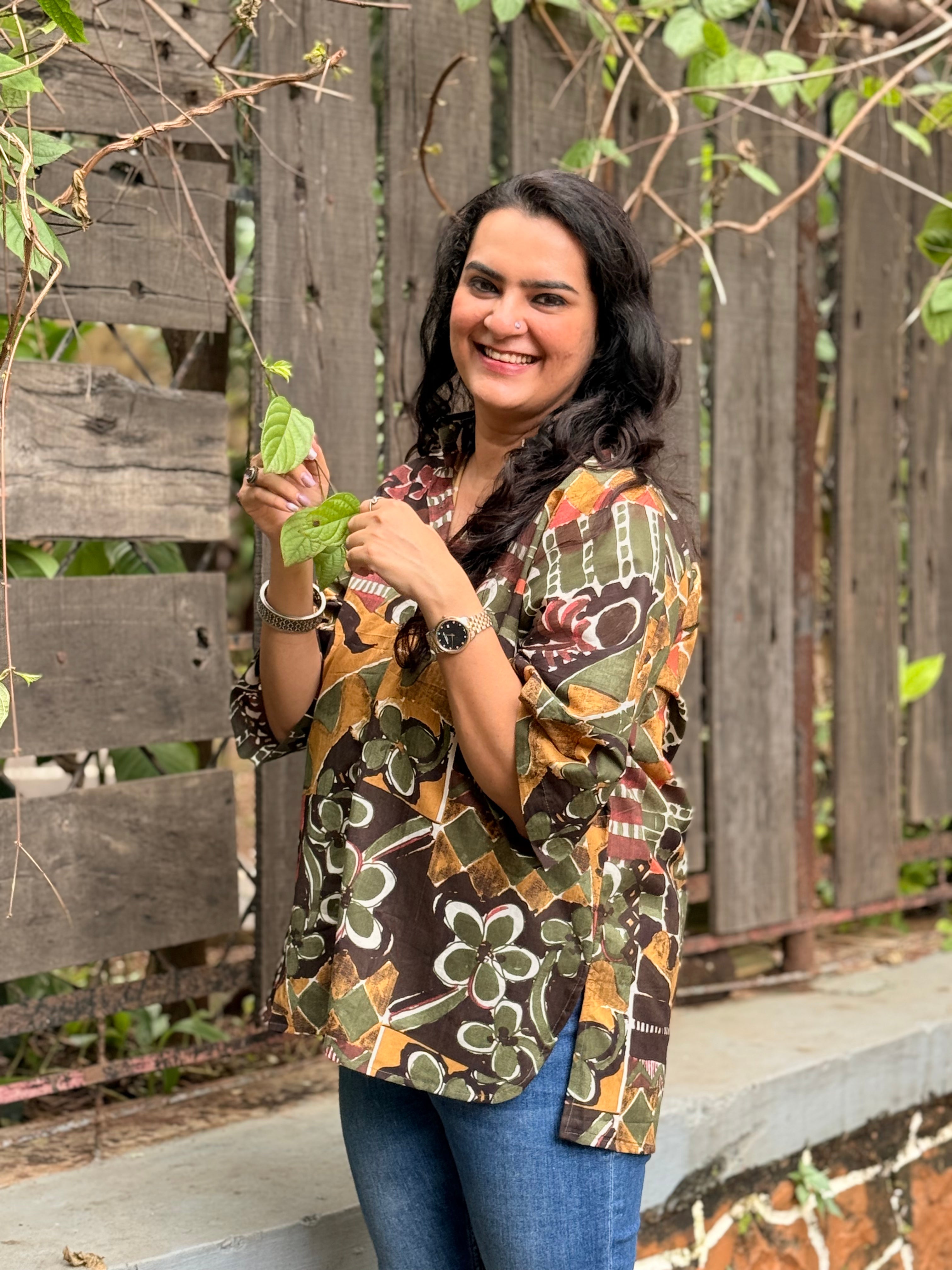 Amber Wildflower Antifit Shirt