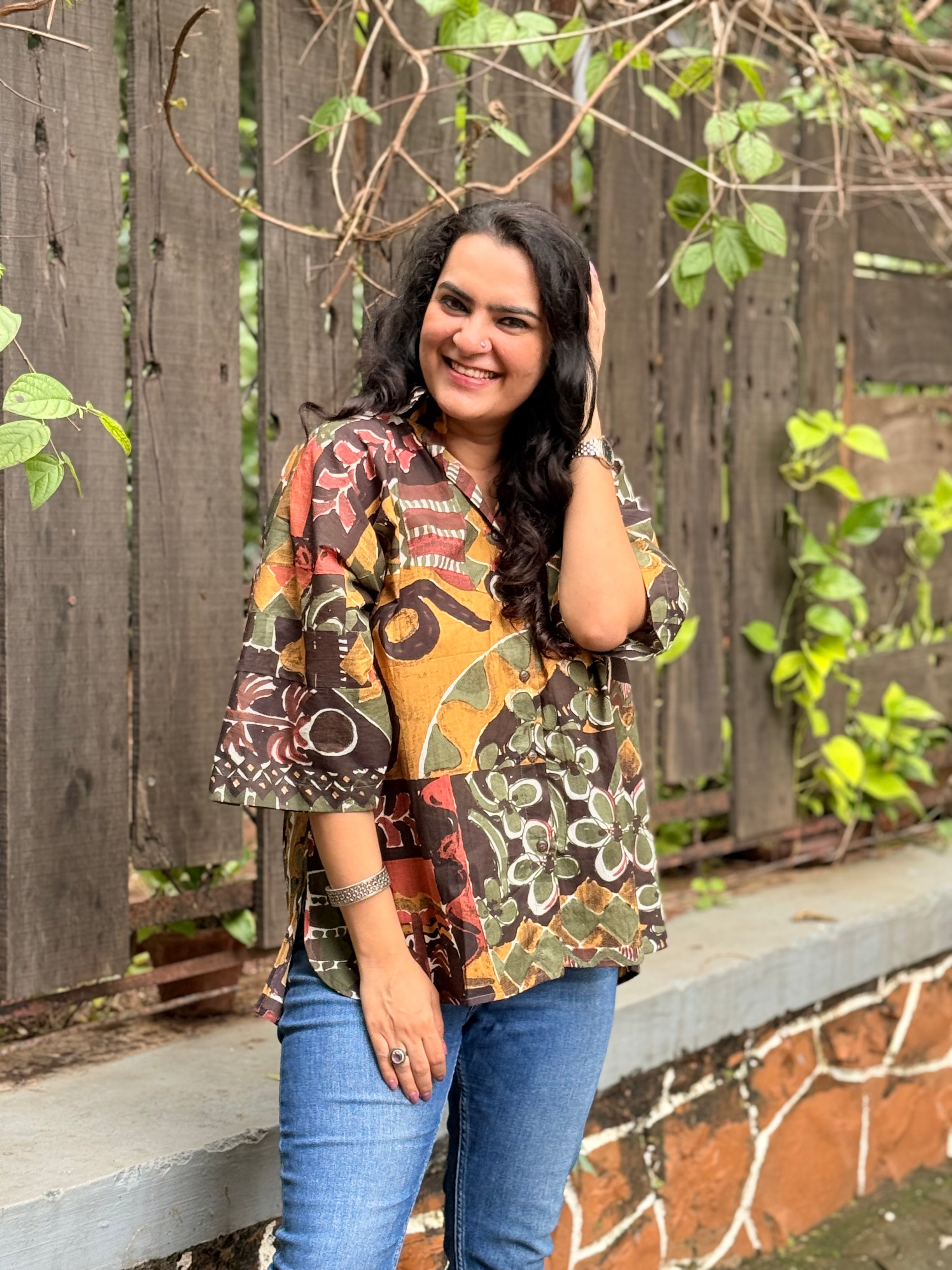 Amber Wildflower Antifit Shirt
