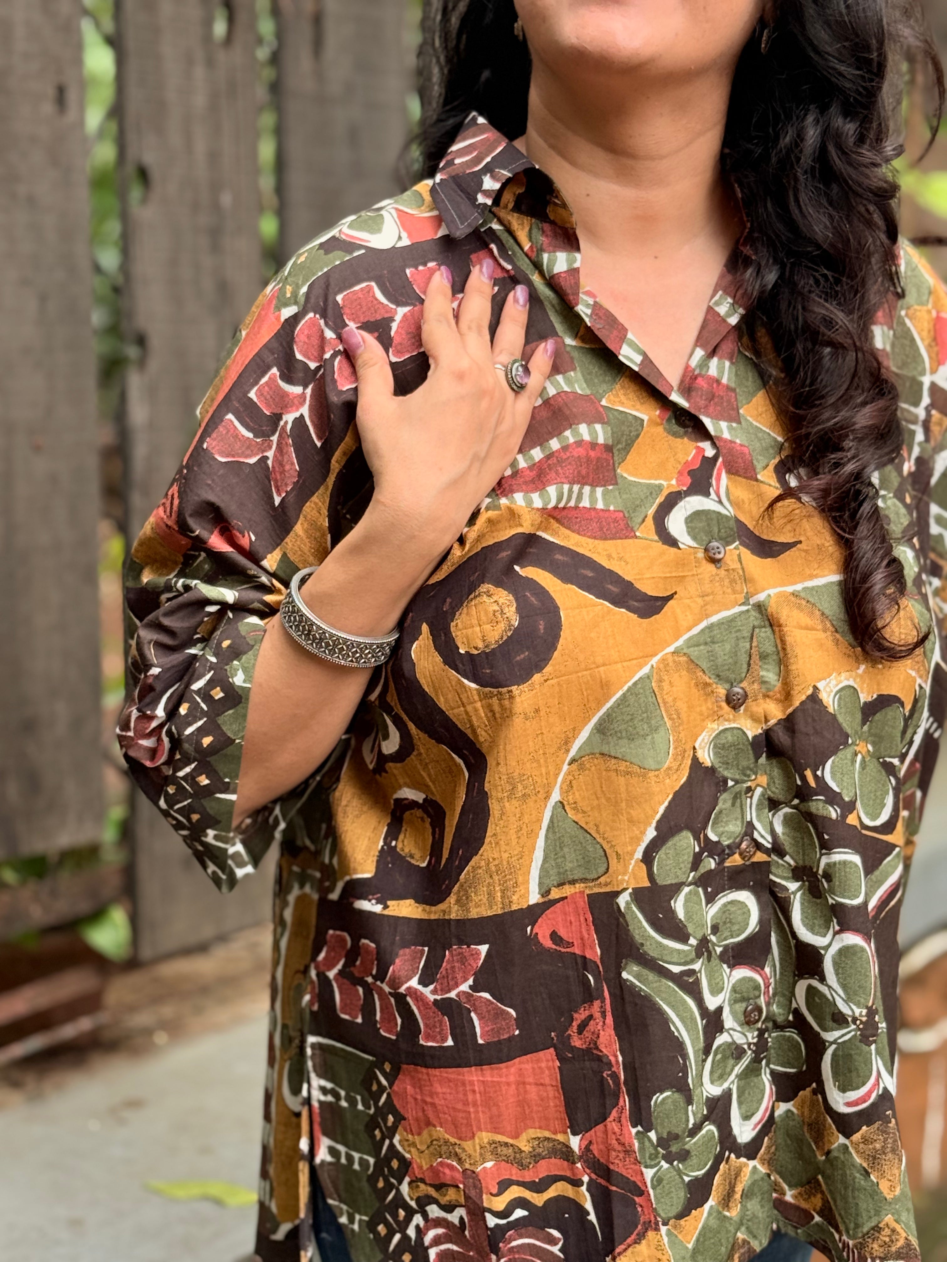 Amber Wildflower Antifit Shirt