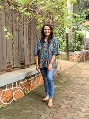 Indigo Sunburst Antifit Shirt