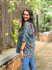 Indigo Sunburst Antifit Shirt