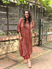 Ajrak Antifit Set - Red