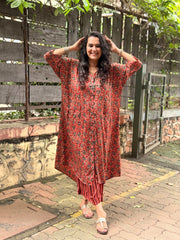 Ajrak Antifit Set - Red