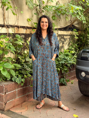 Ajrak Antifit Set - Indigo