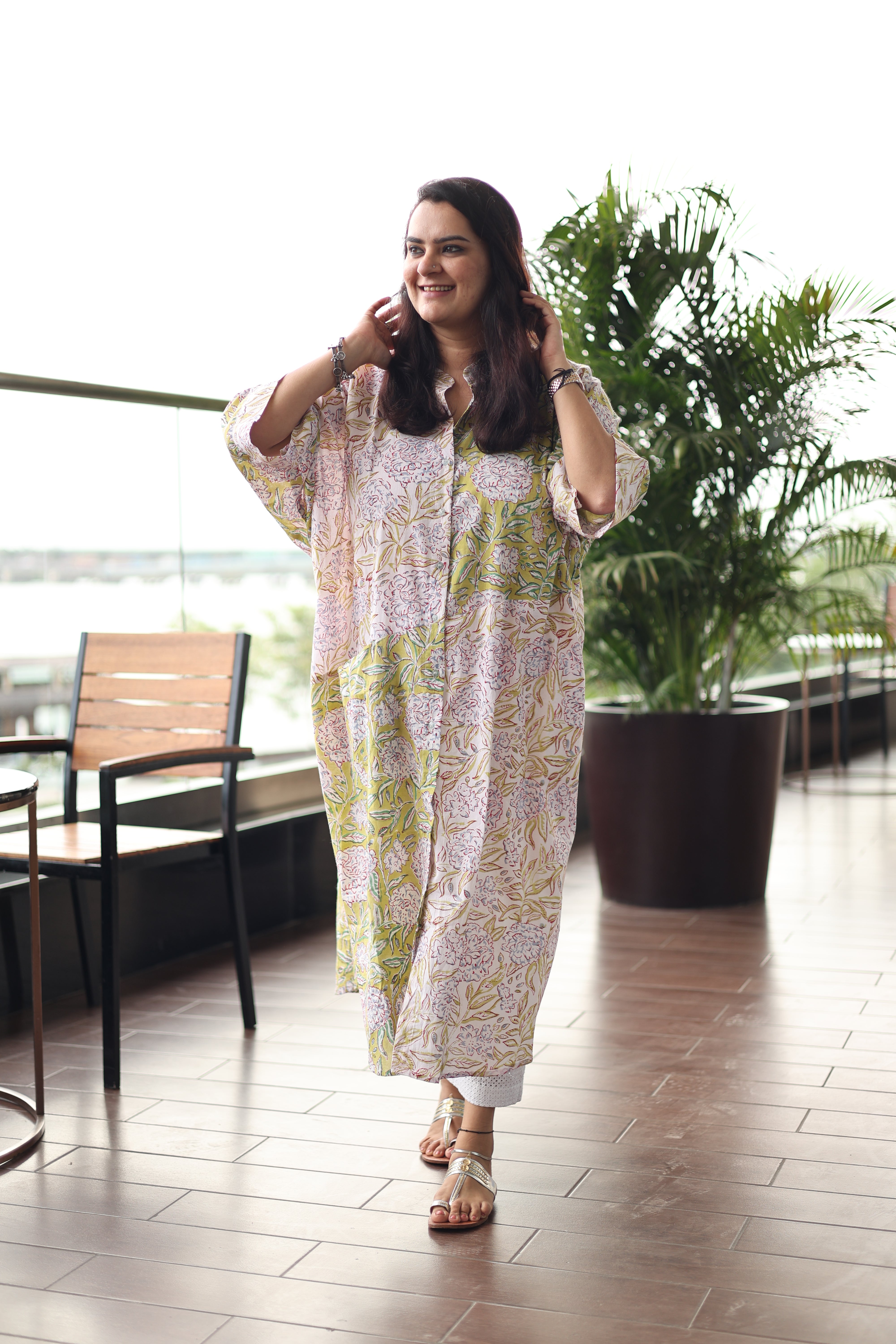 Lime Lush Antifit Kurta