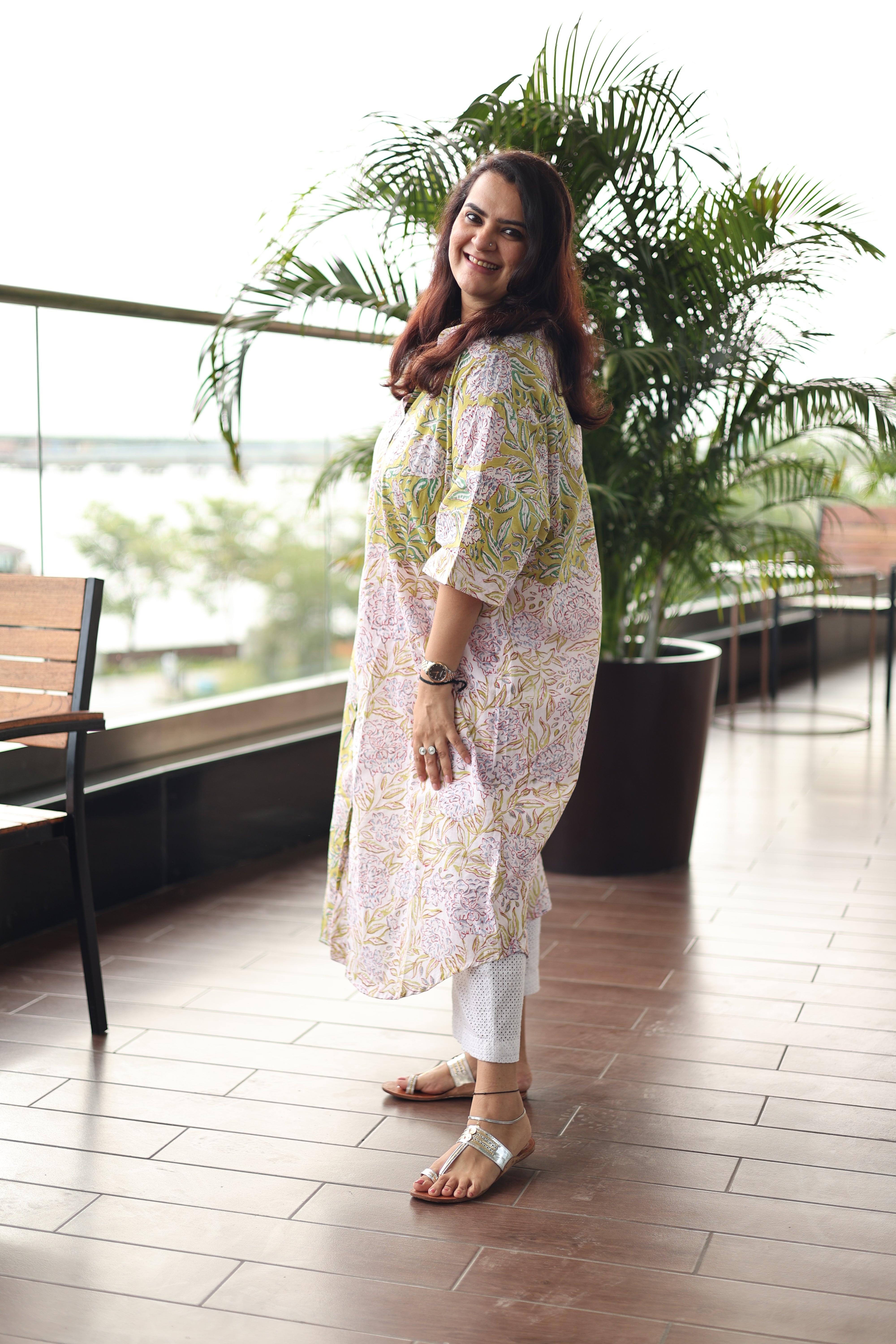 Lime Lush Antifit Kurta