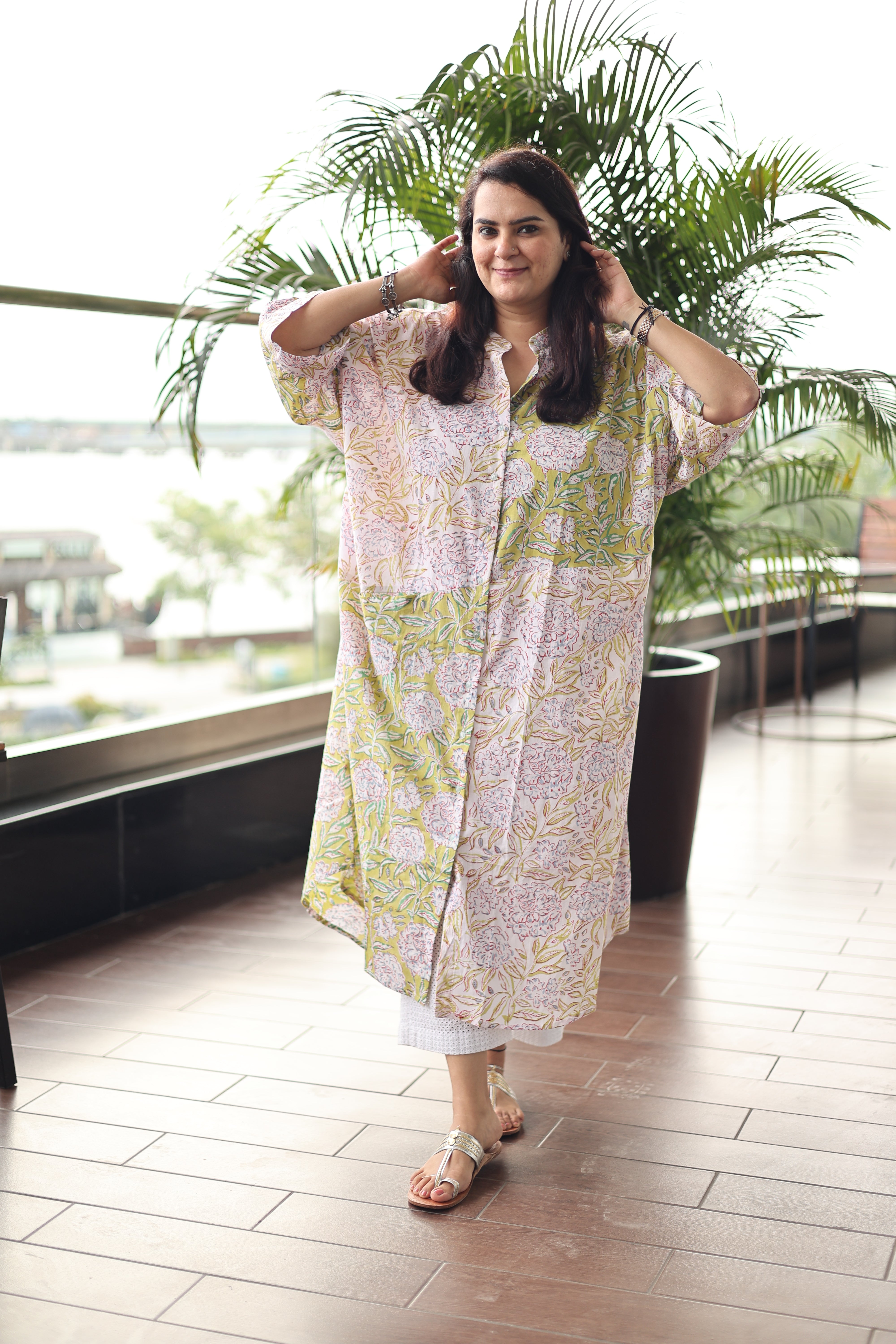 Lime Lush Antifit Kurta