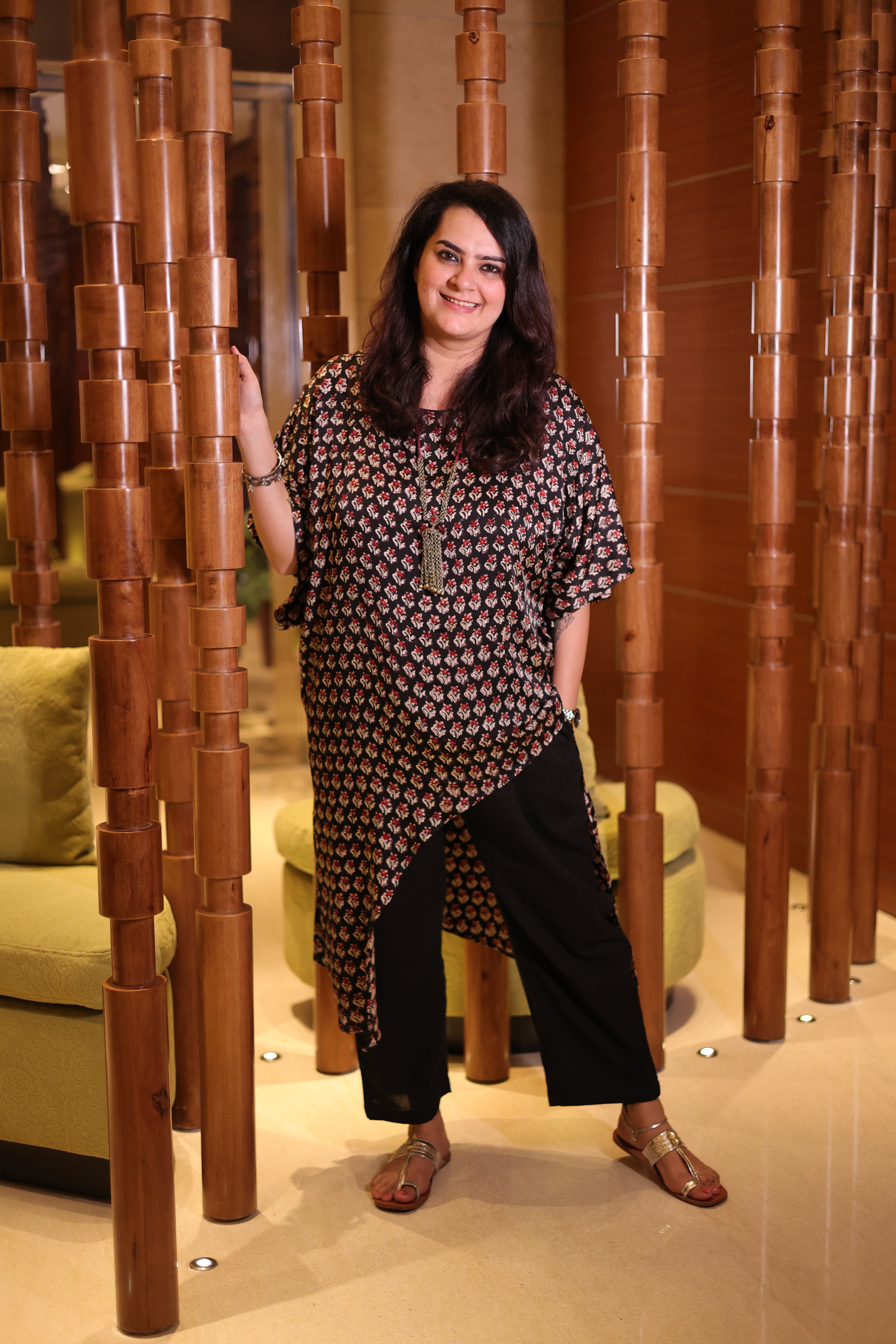 Onyx Kaftan Top