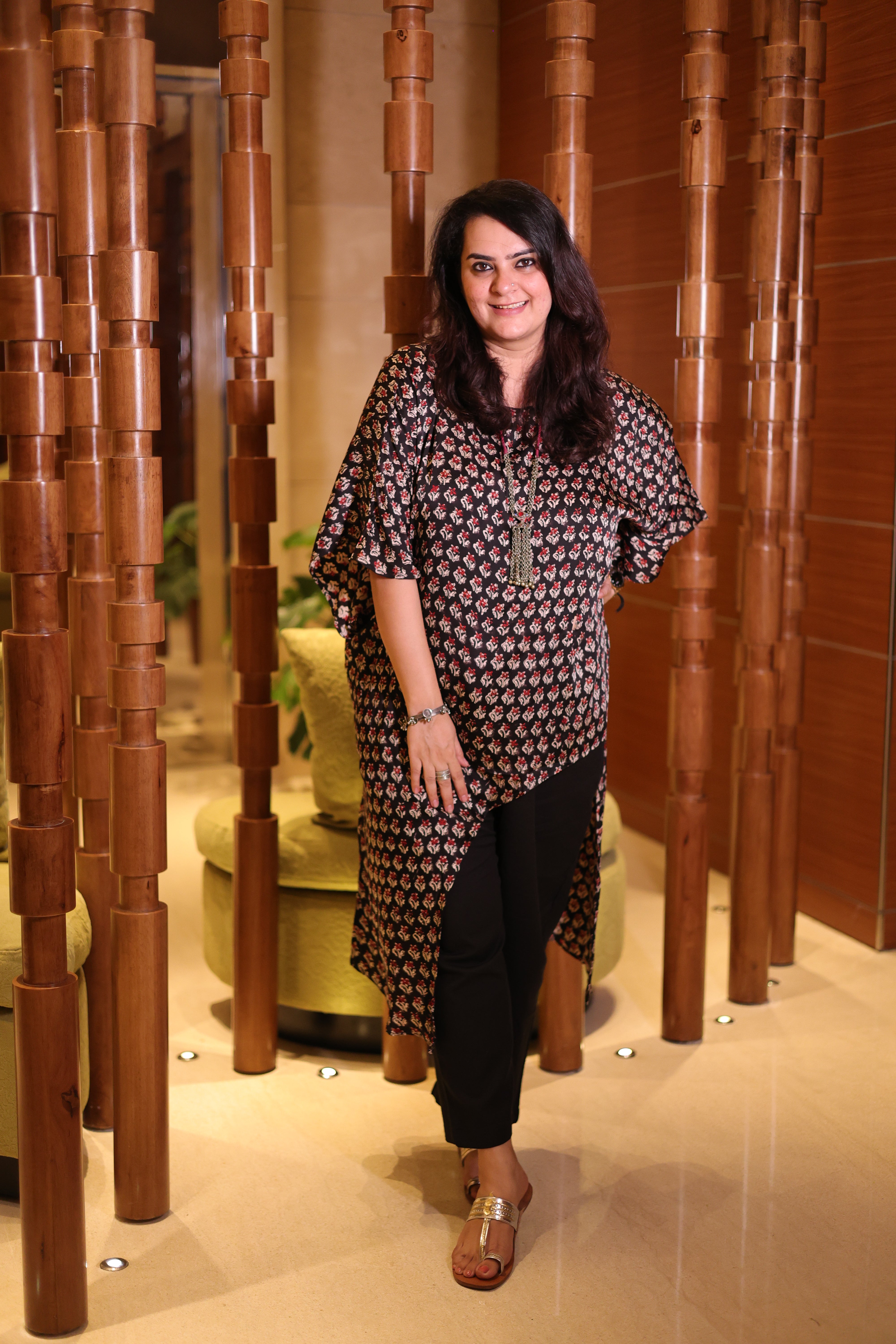 Onyx Kaftan Top