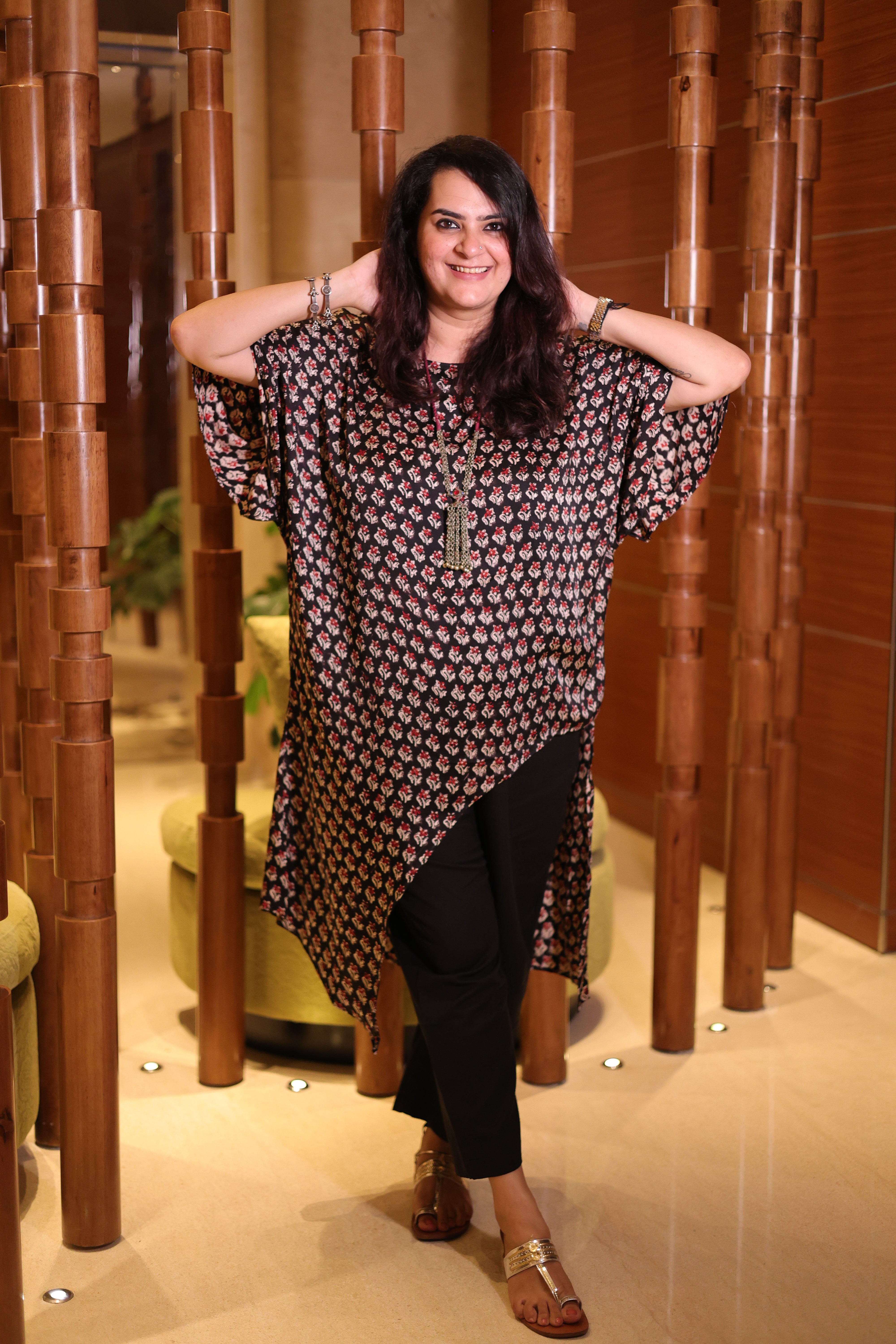 Onyx Kaftan Top