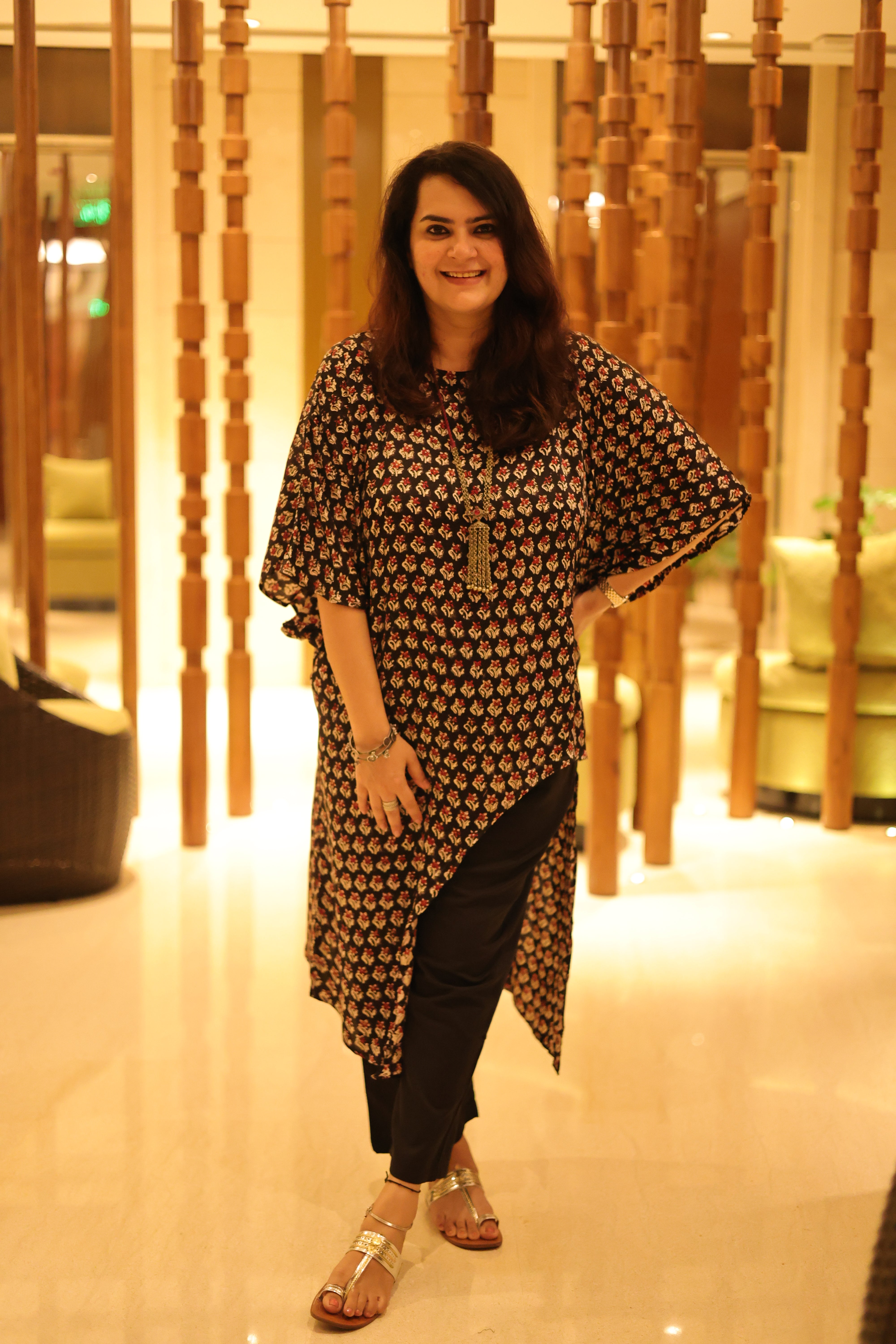 Onyx Kaftan Top