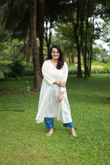 Heart & Hues Choga Set - Blue