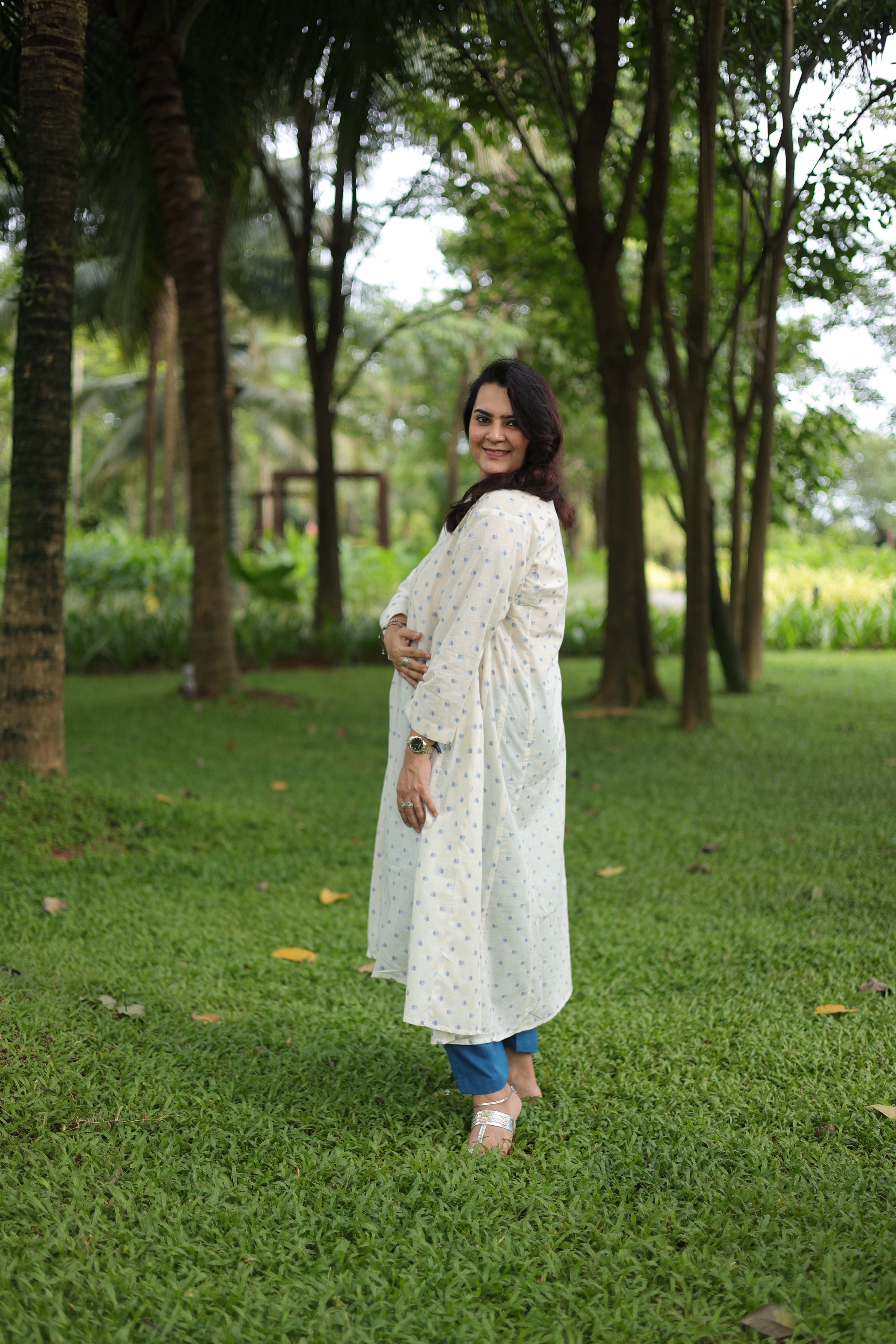 Heart & Hues Choga Set - Blue