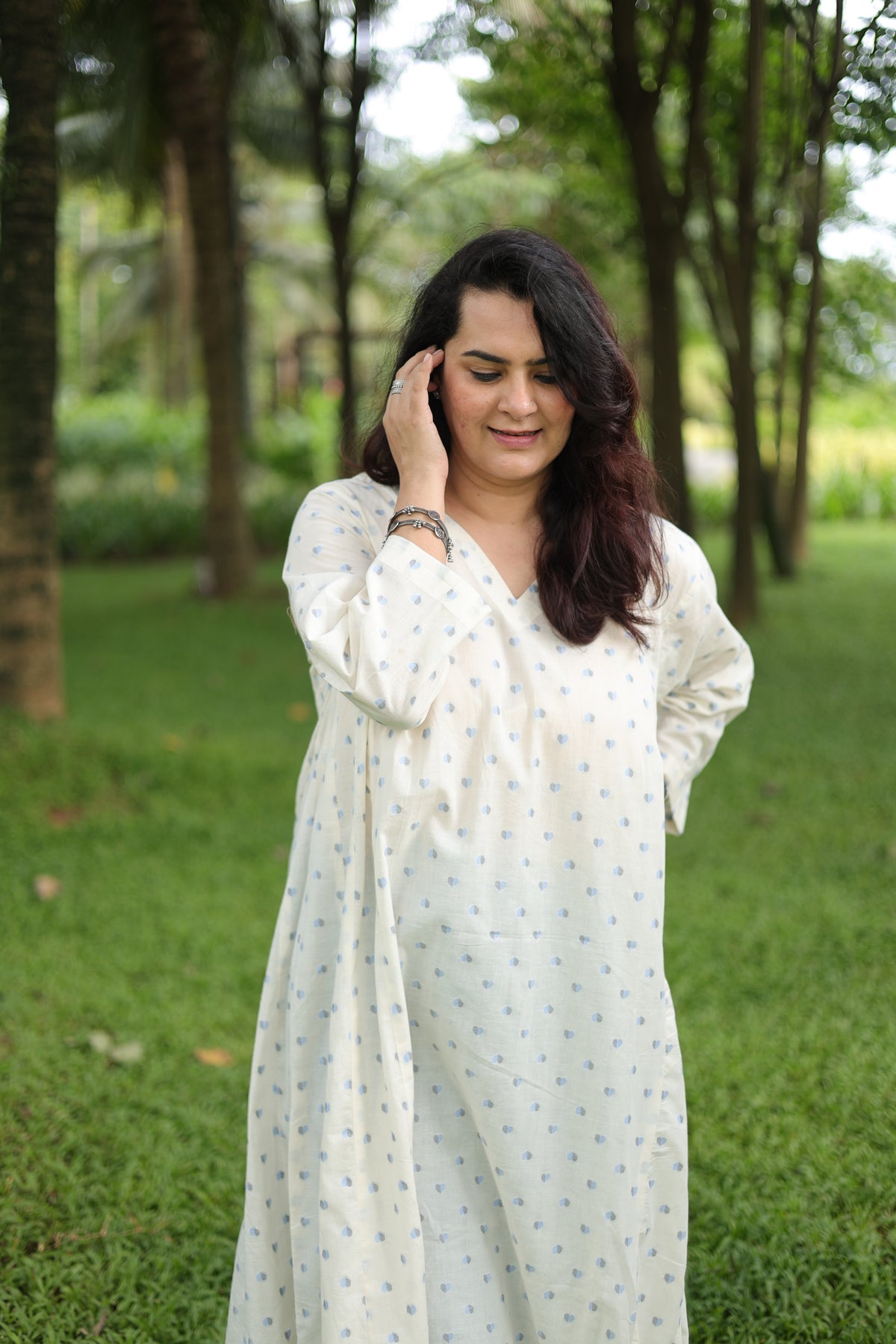 Heart & Hues Choga Set - Blue
