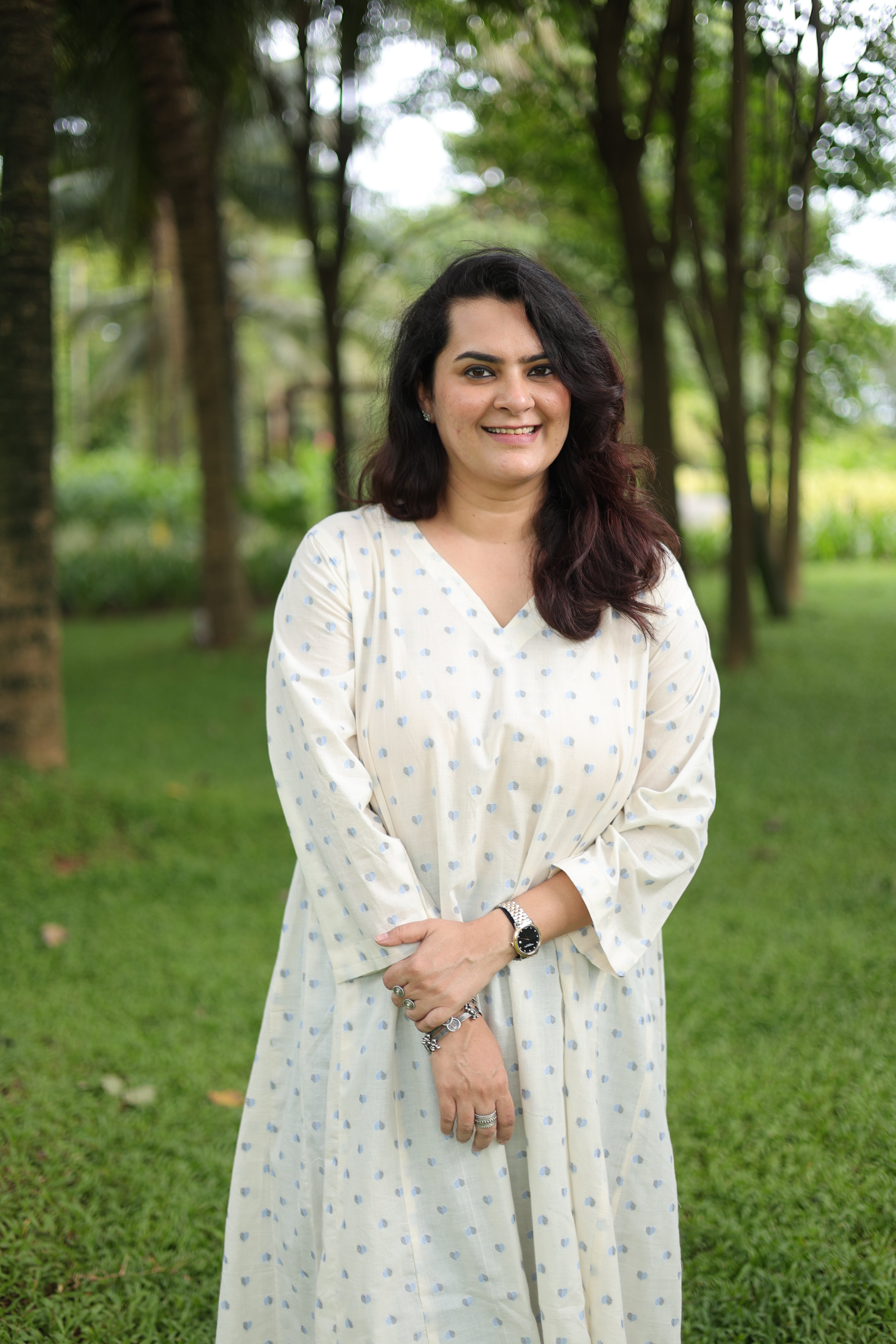 Heart & Hues Choga Set - Blue