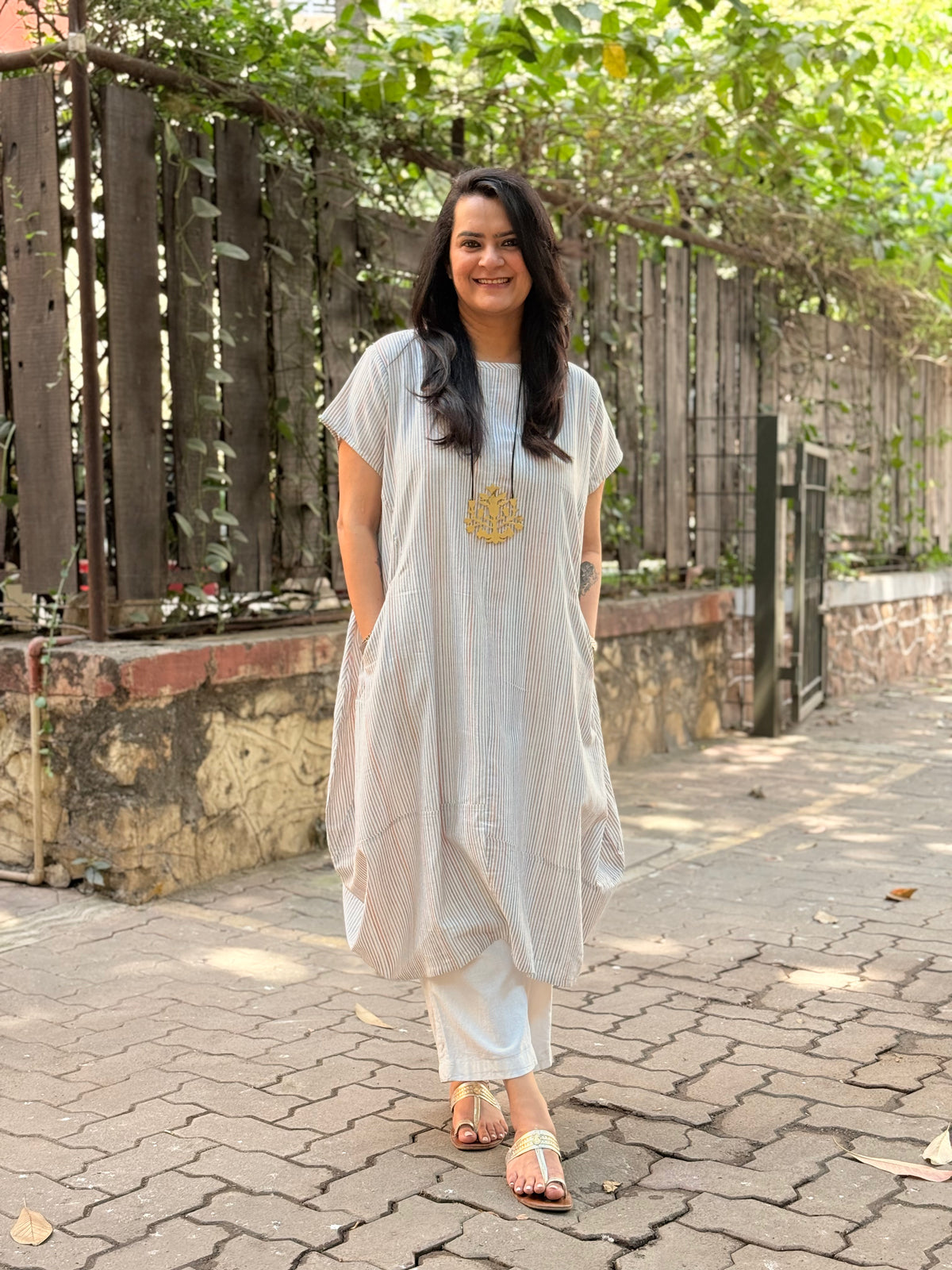 Ananya Stripe Kurta (Made to Order)