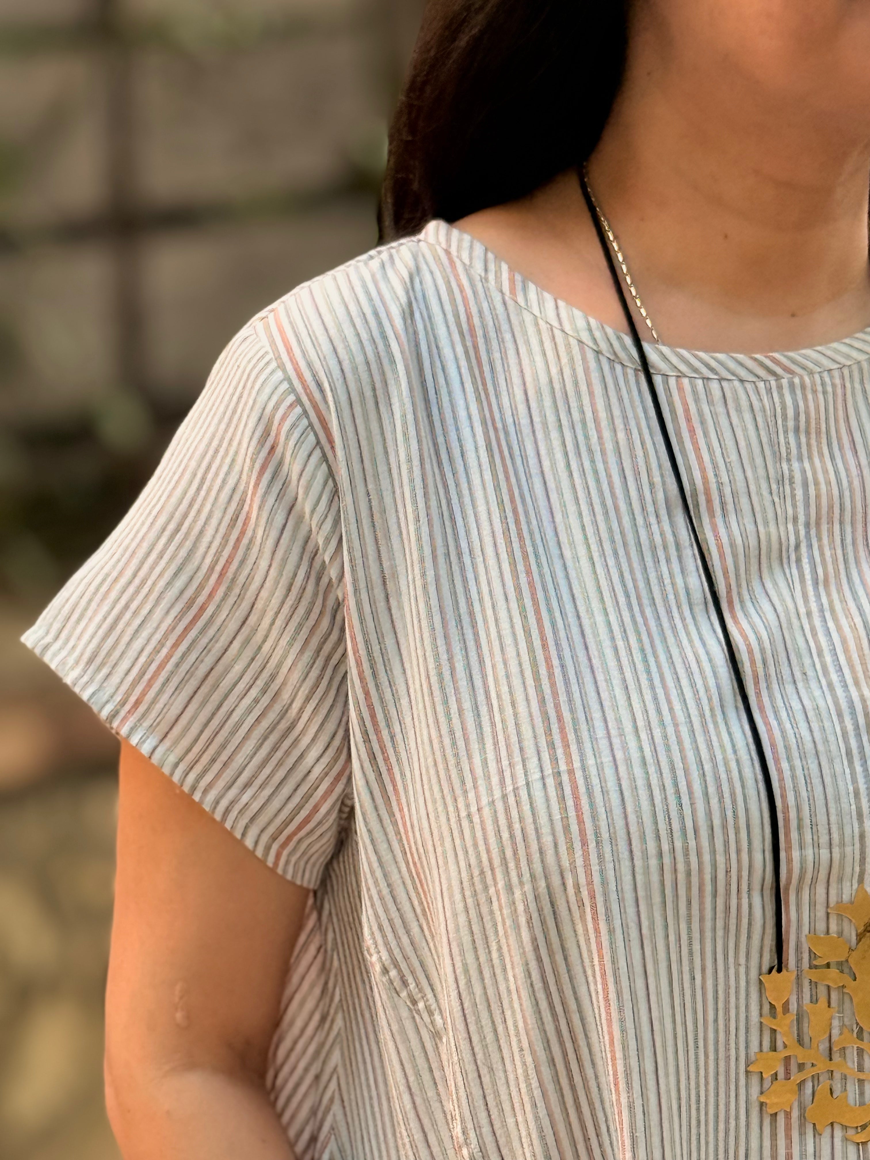 Ananya Stripe Kurta (Made to Order)