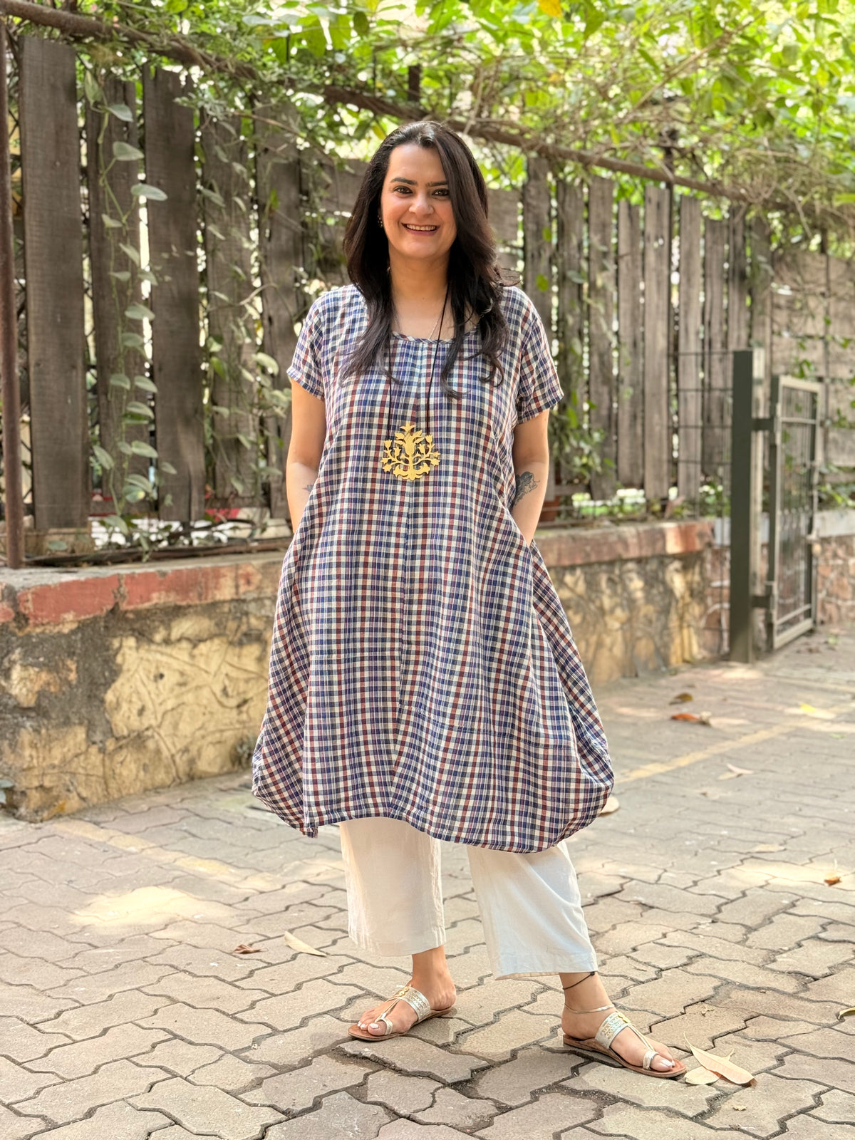 Ananya Check Set