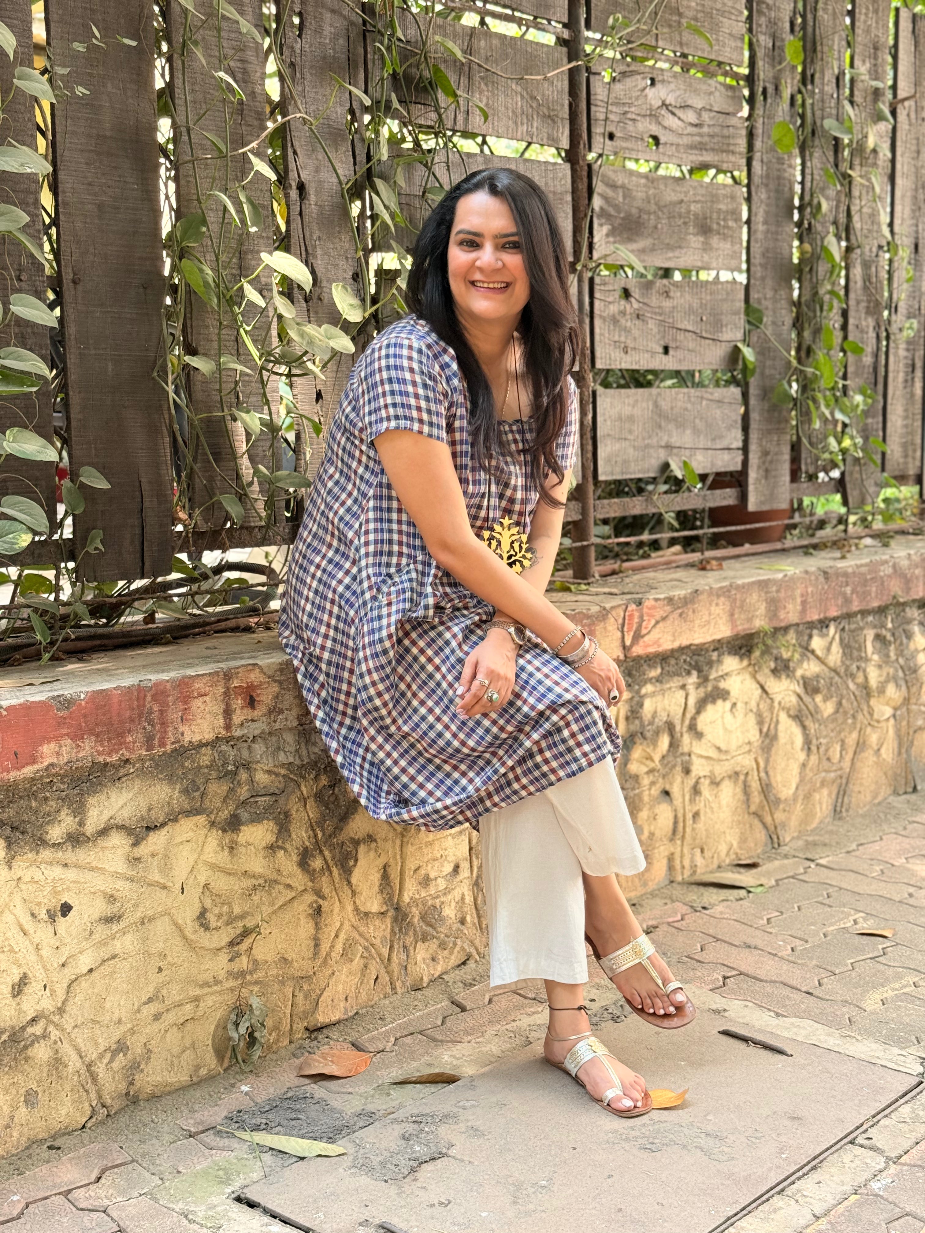 Ananya Check Set