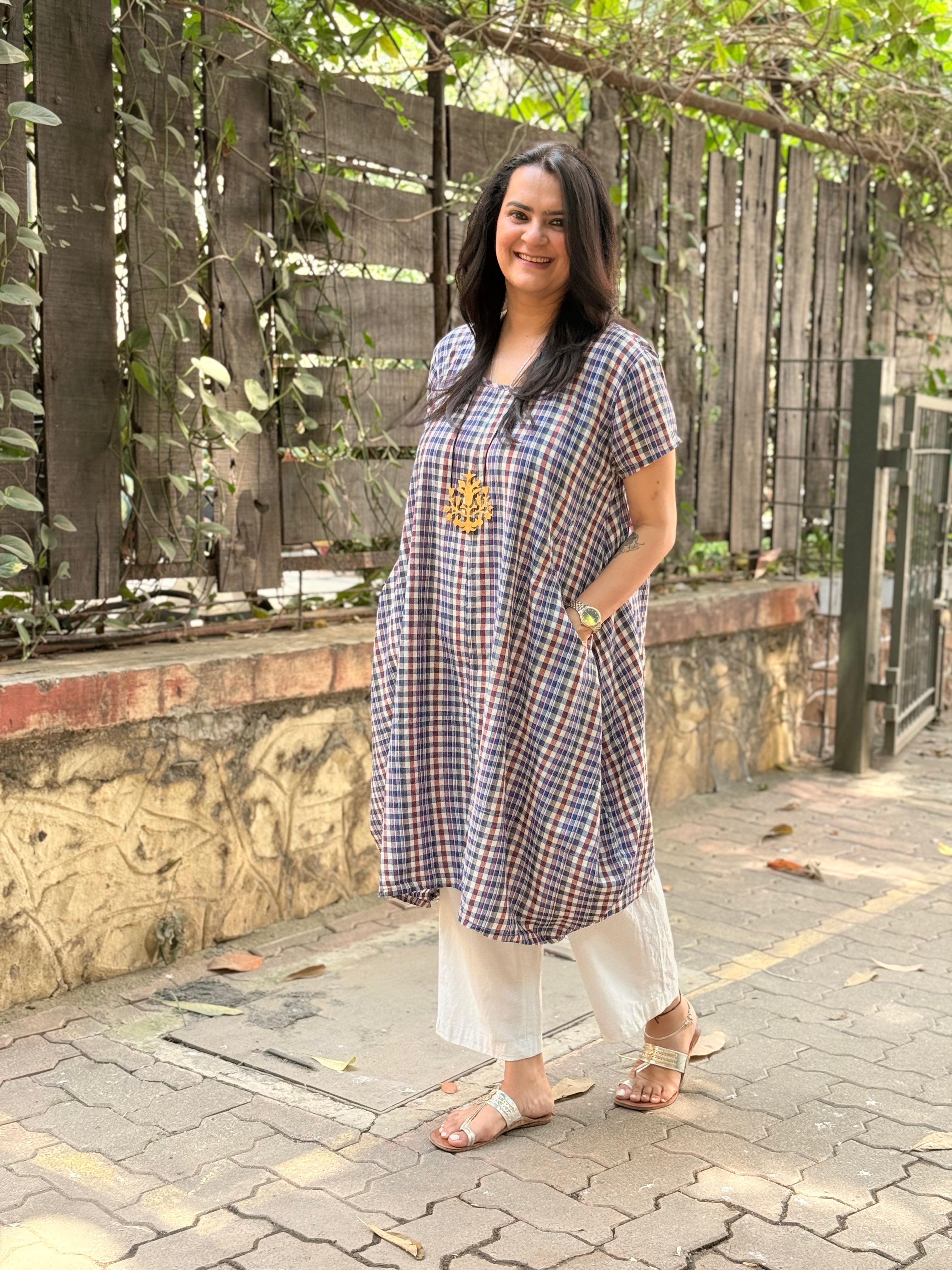 Ananya Check Set