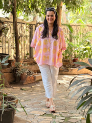 Limonchello Kaftan Shirt - Pink