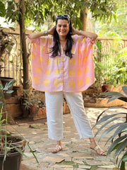 Limonchello Kaftan Shirt - Pink