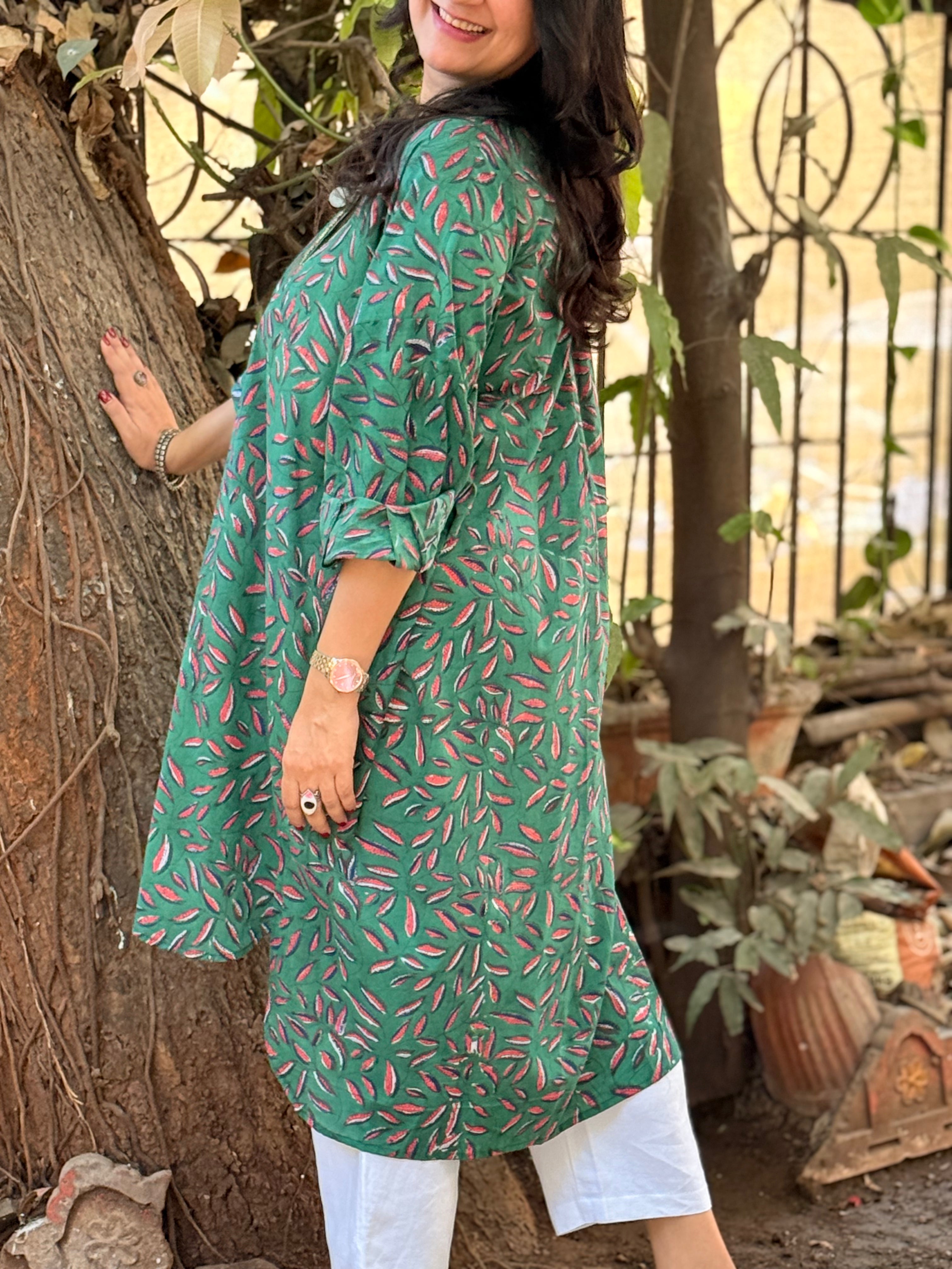 Gulnaar Antifit Shirt -  Dark Green