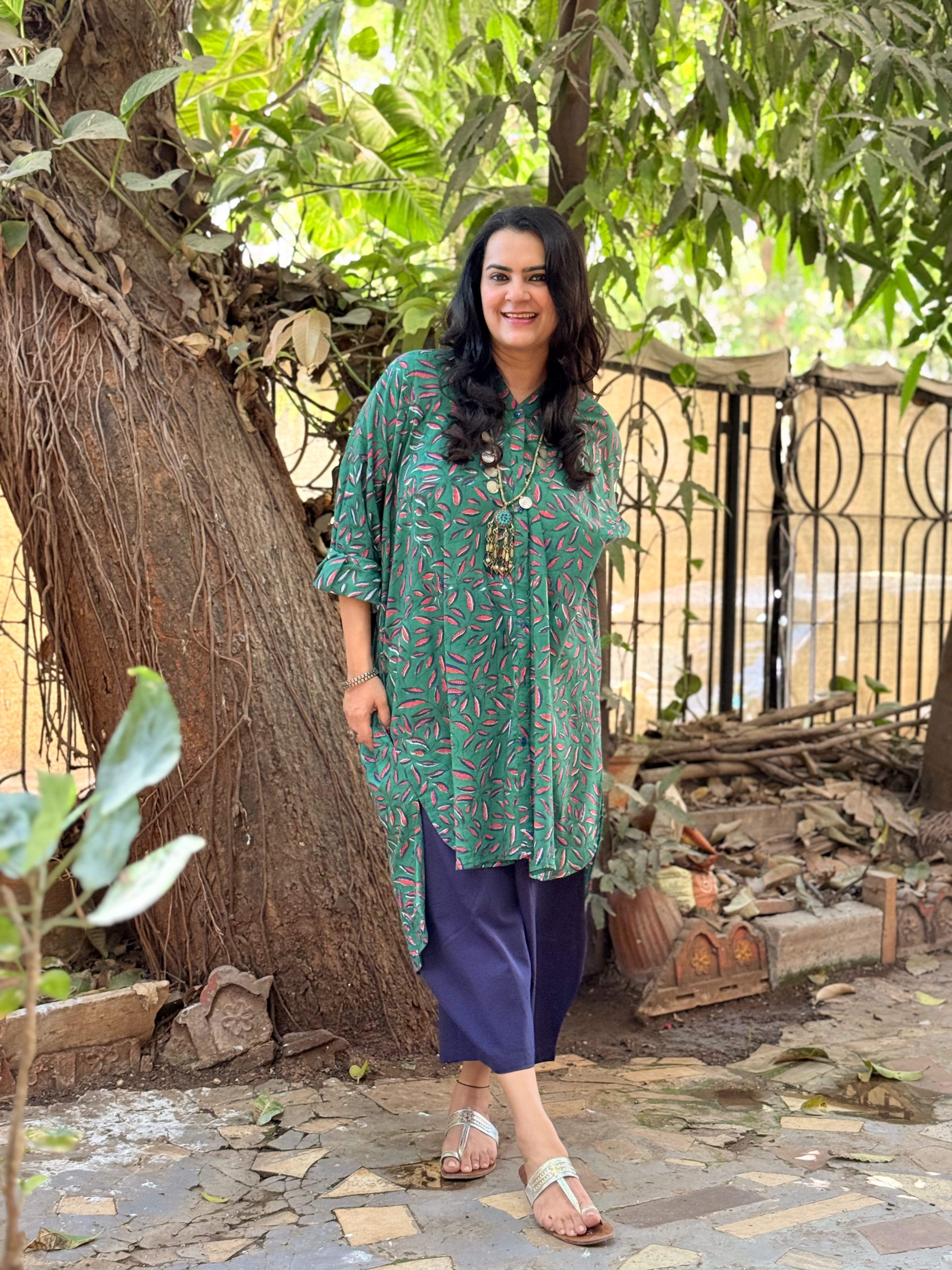 Gulnaar Antifit Shirt -  Dark Green