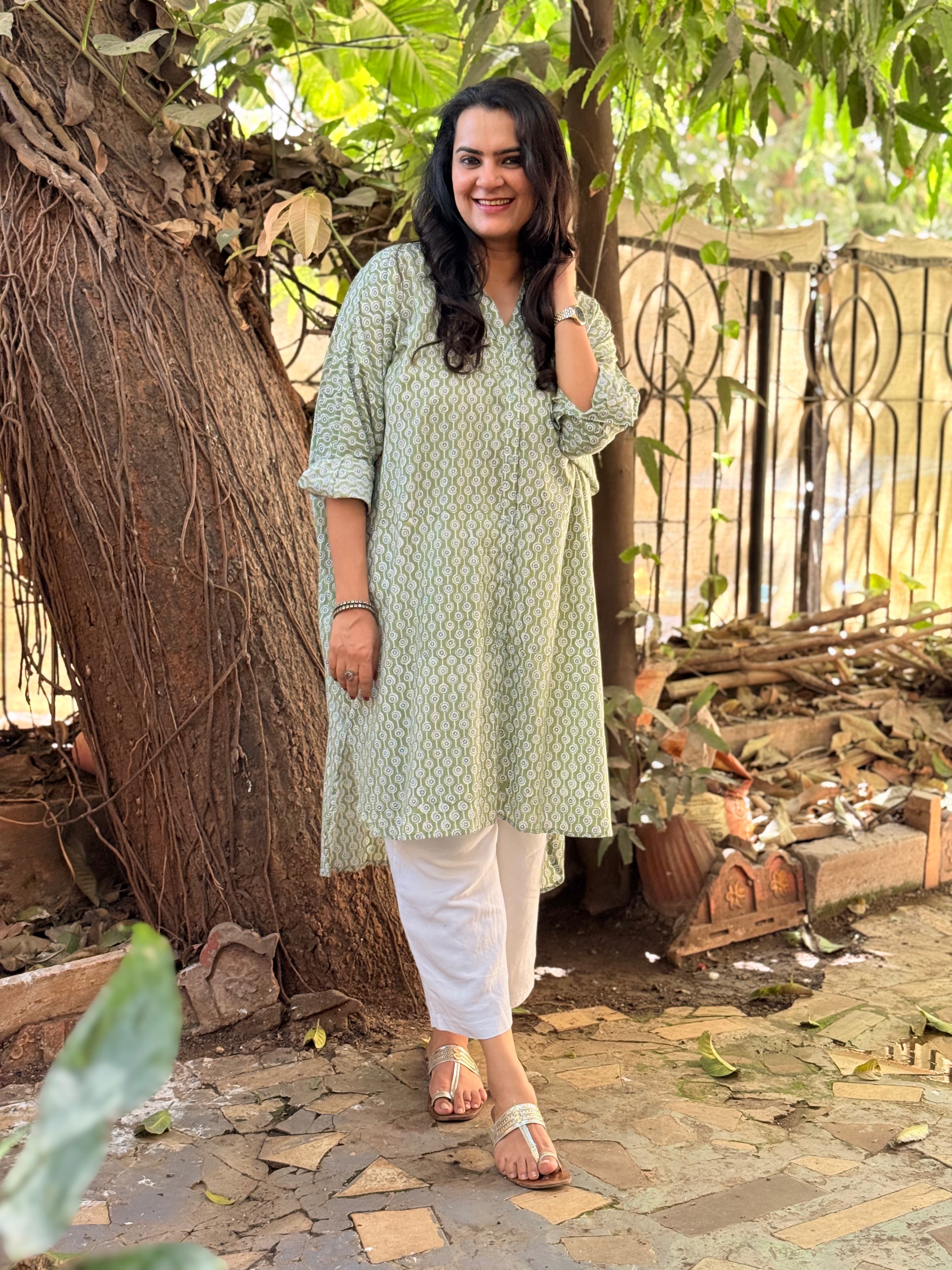 Gulnaar Antifit Shirt - Sage