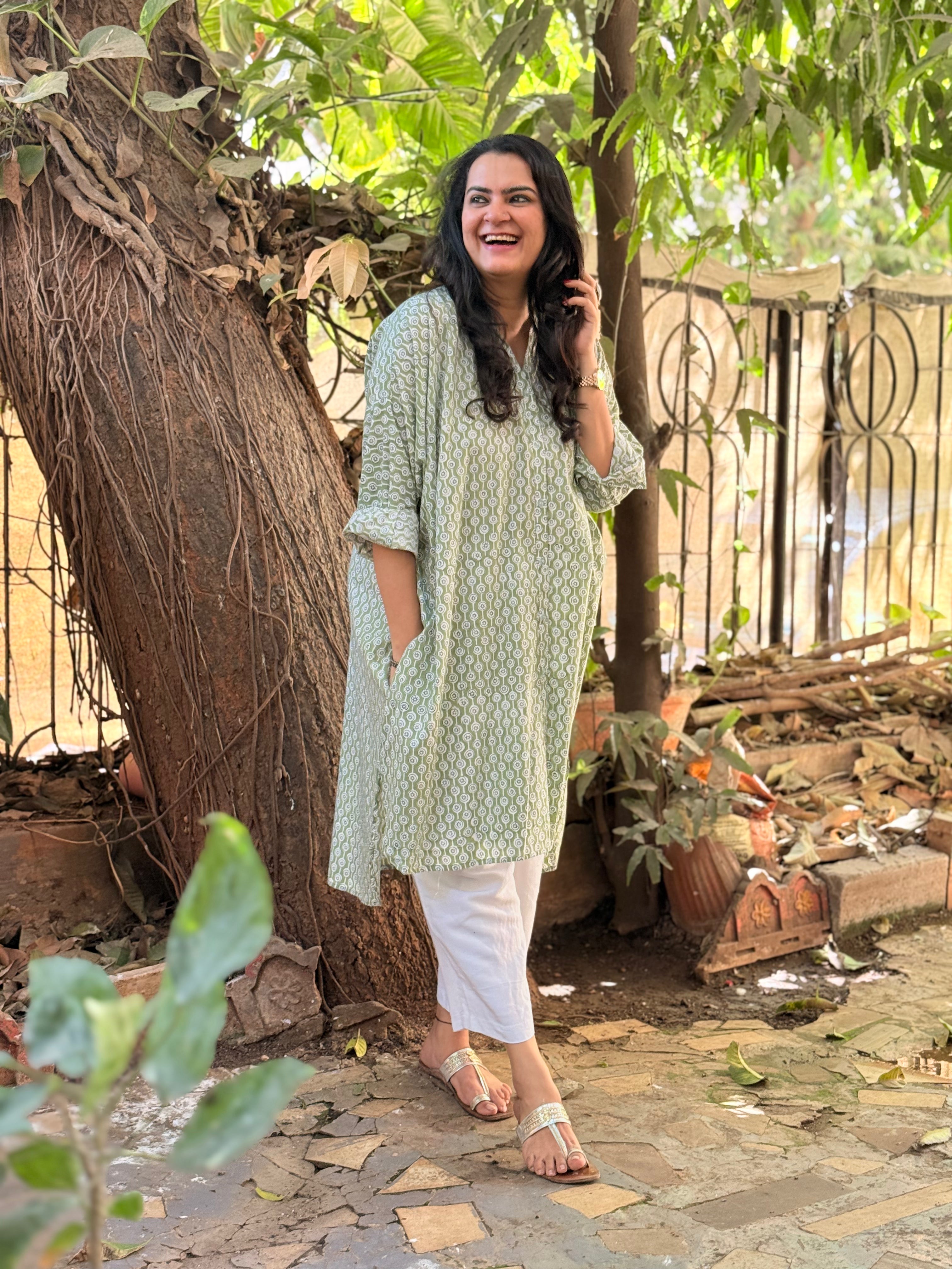 Gulnaar Antifit Shirt - Sage