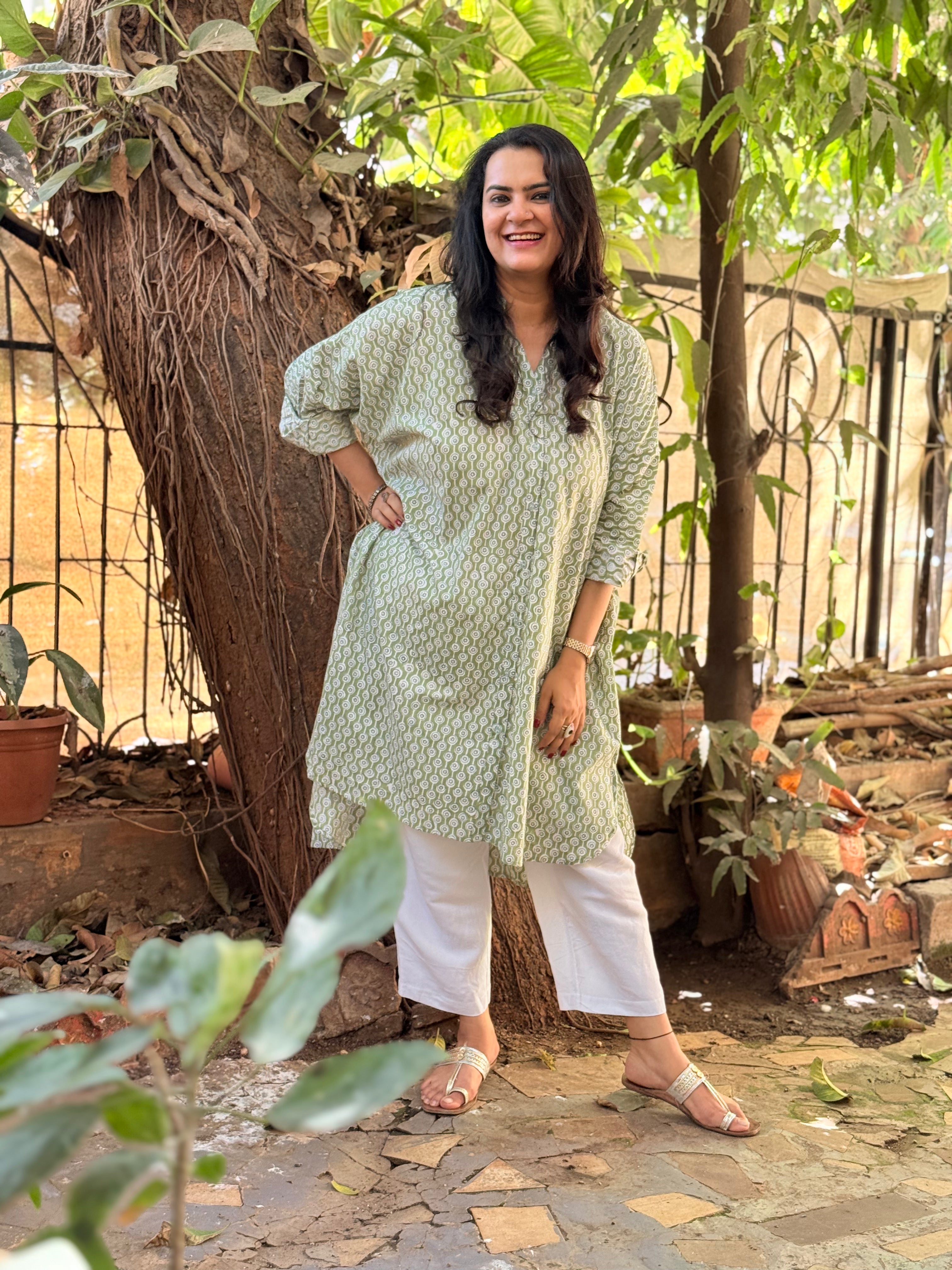 Gulnaar Antifit Shirt - Sage