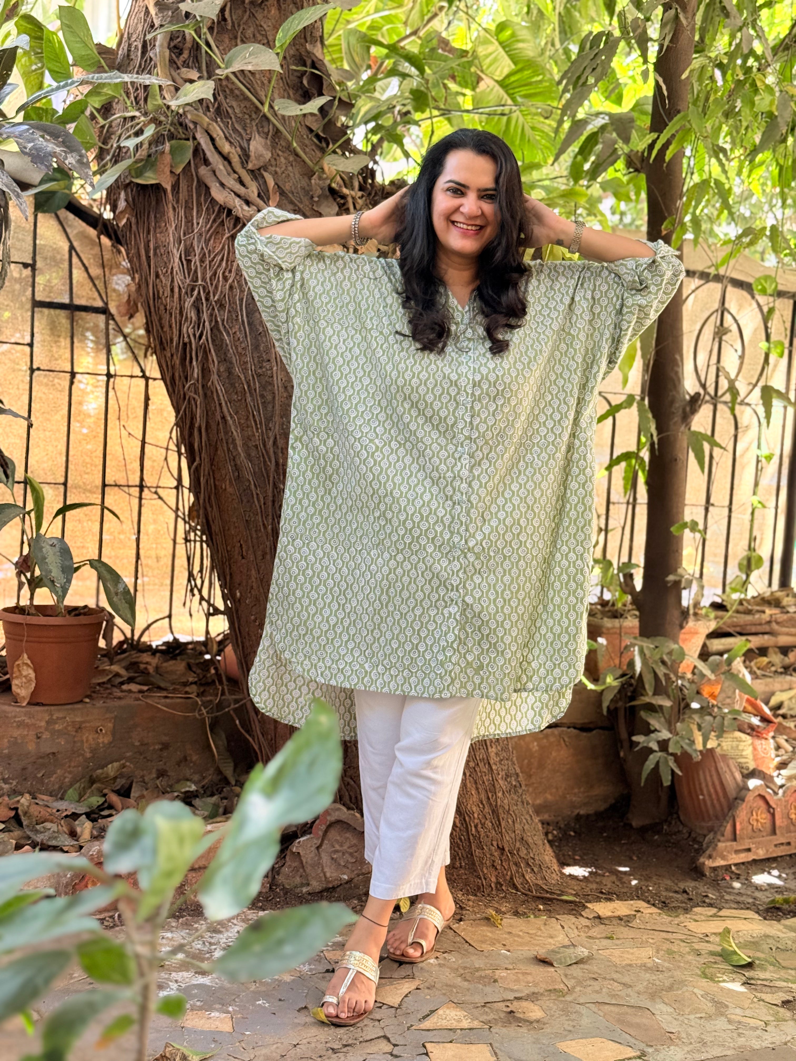 Gulnaar Antifit Shirt - Sage