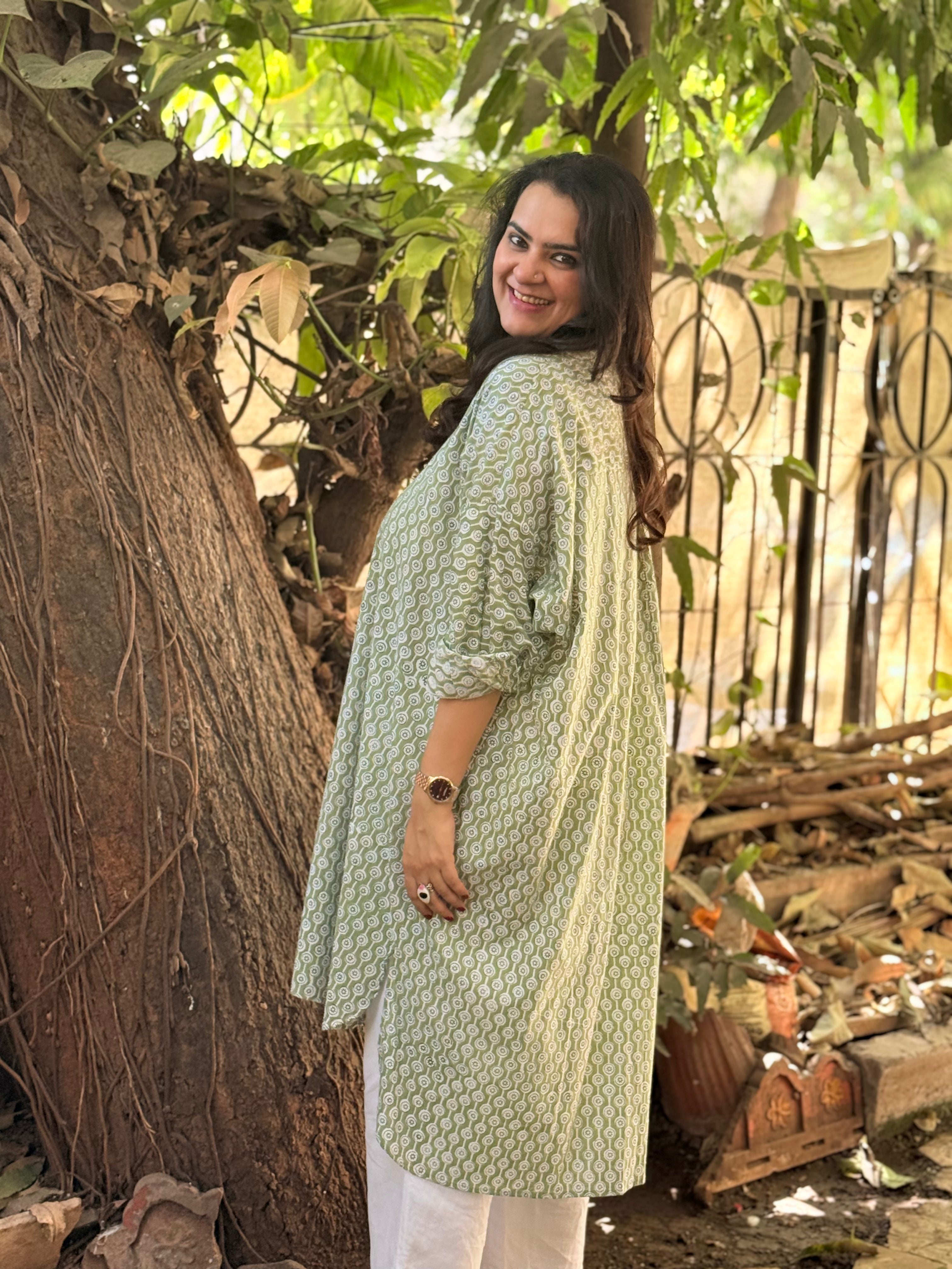 Gulnaar Antifit Shirt - Sage
