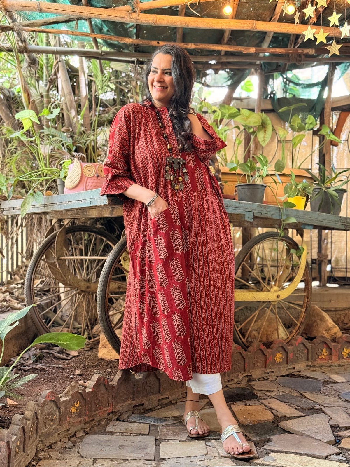 Ajrak Antifit - Red