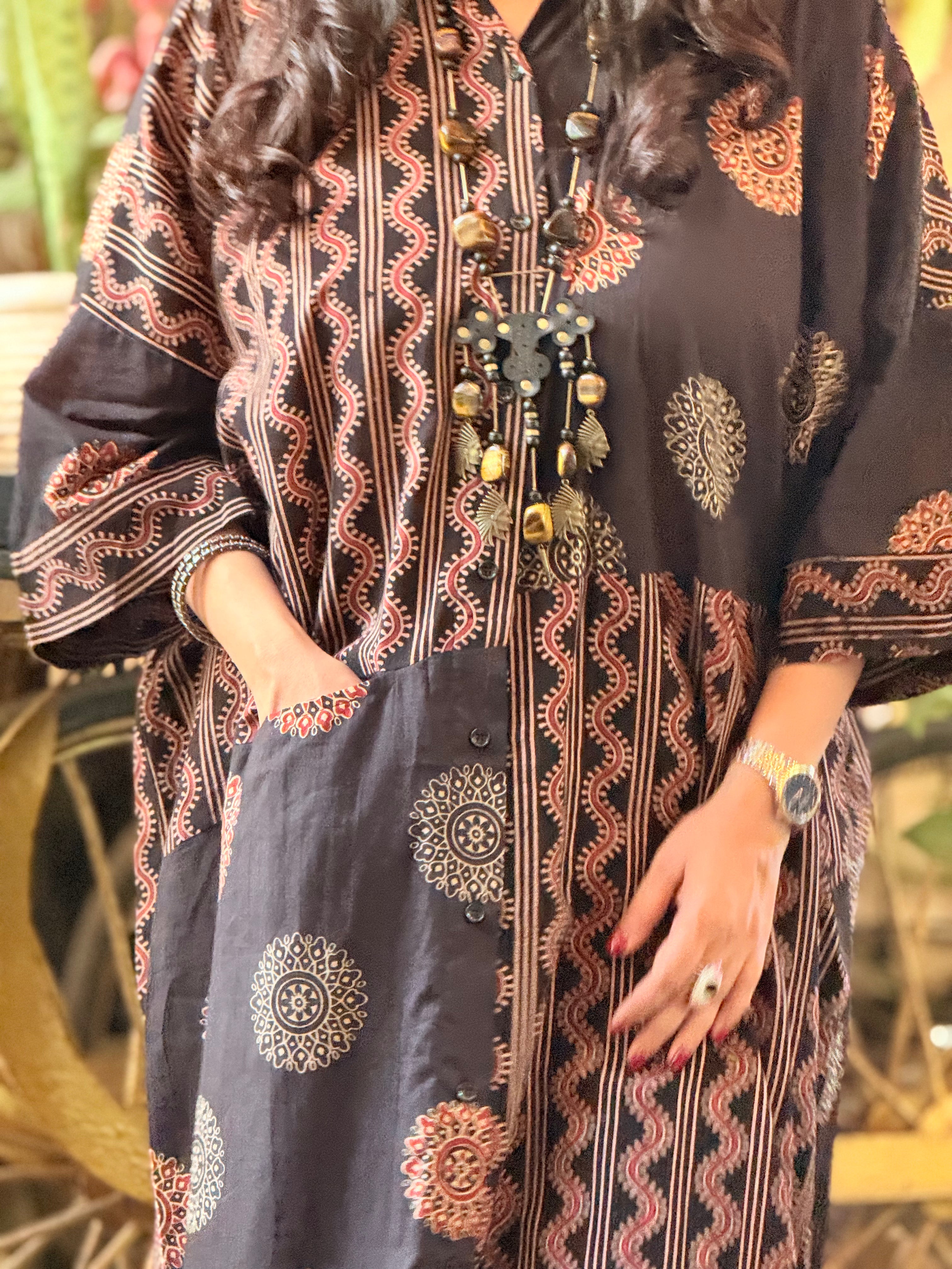Ajrak Antifit - Black