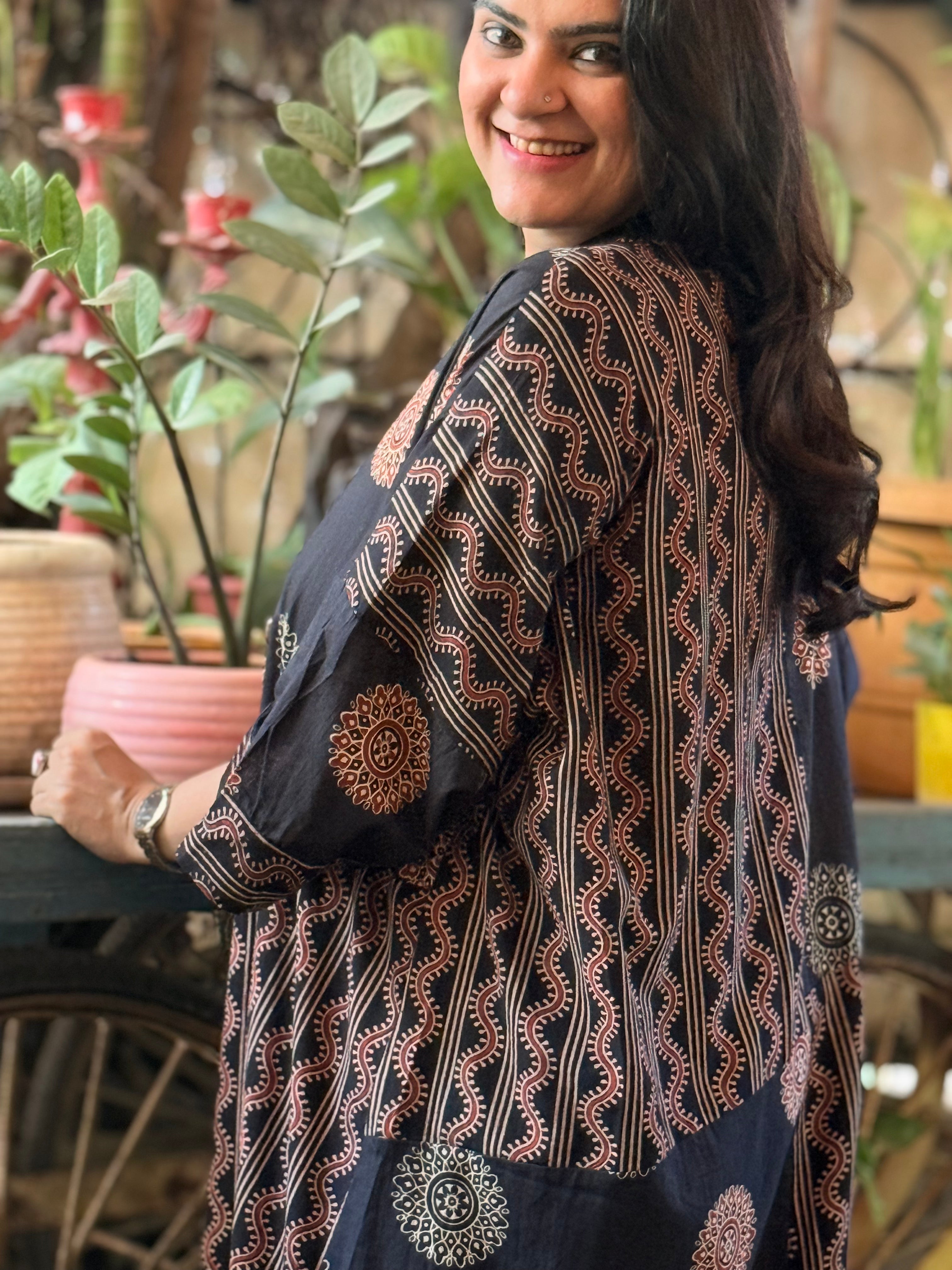 Ajrak Antifit - Black
