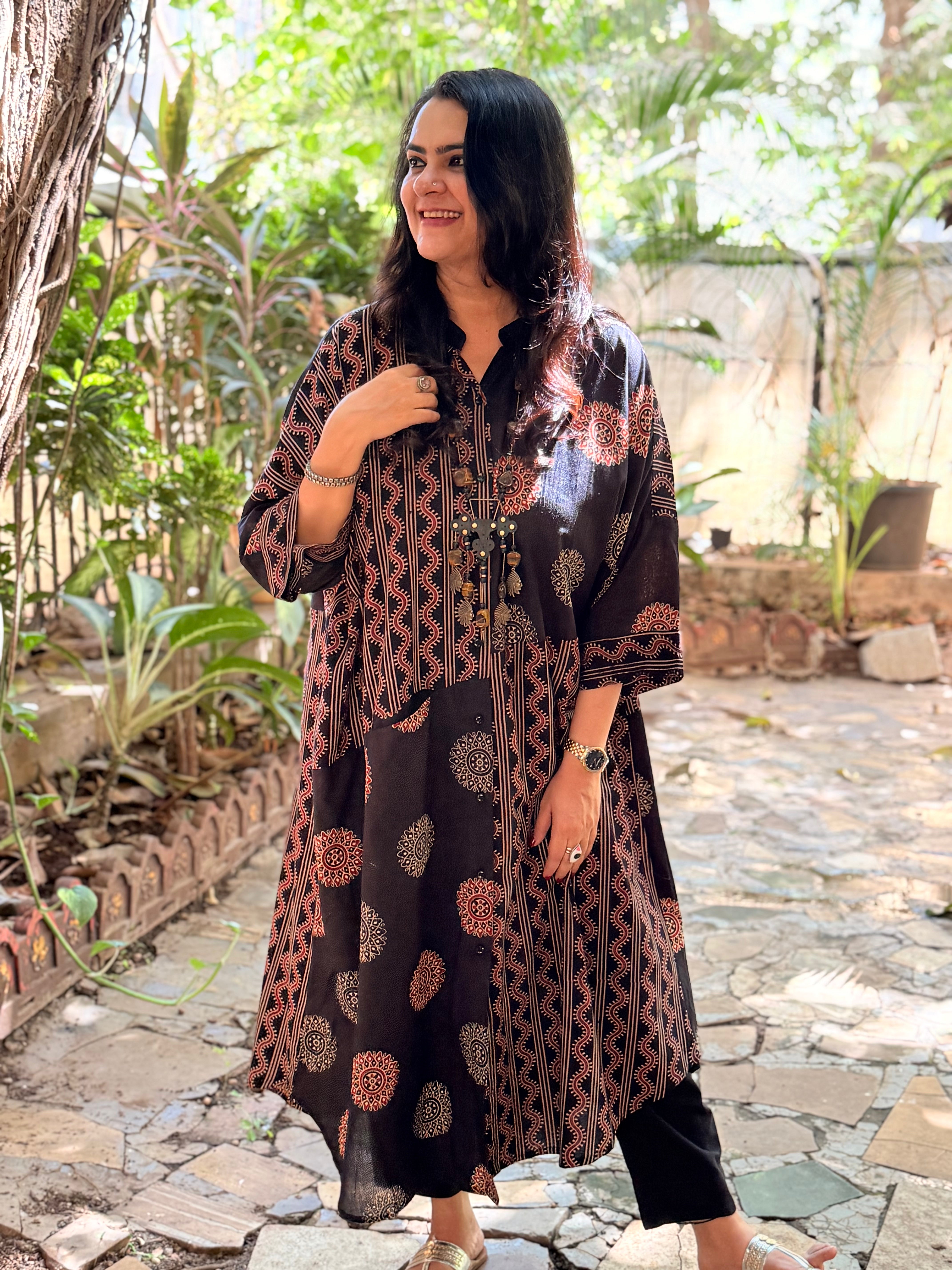 Ajrak Antifit - Black