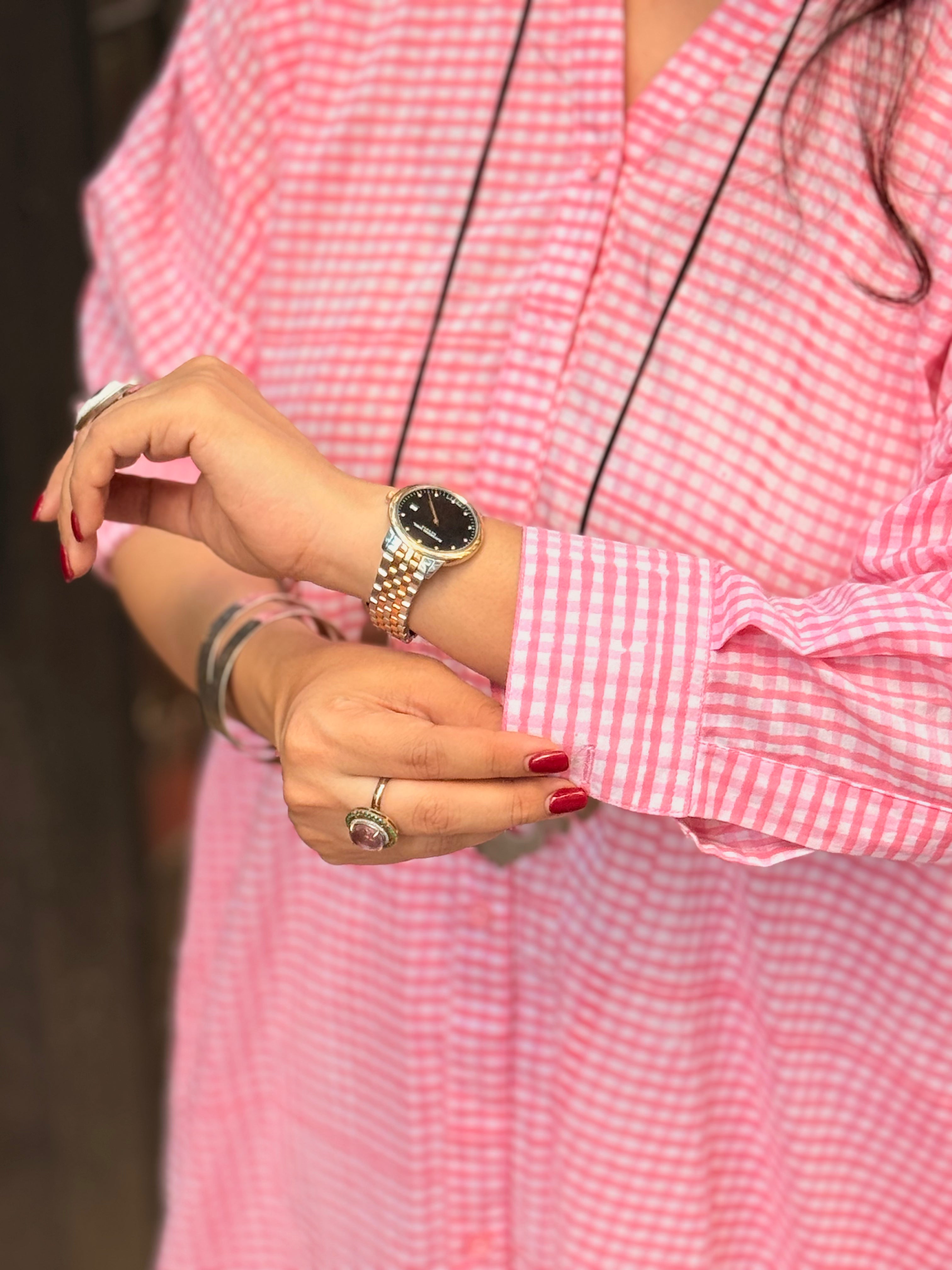Gingham Antifit Shirt