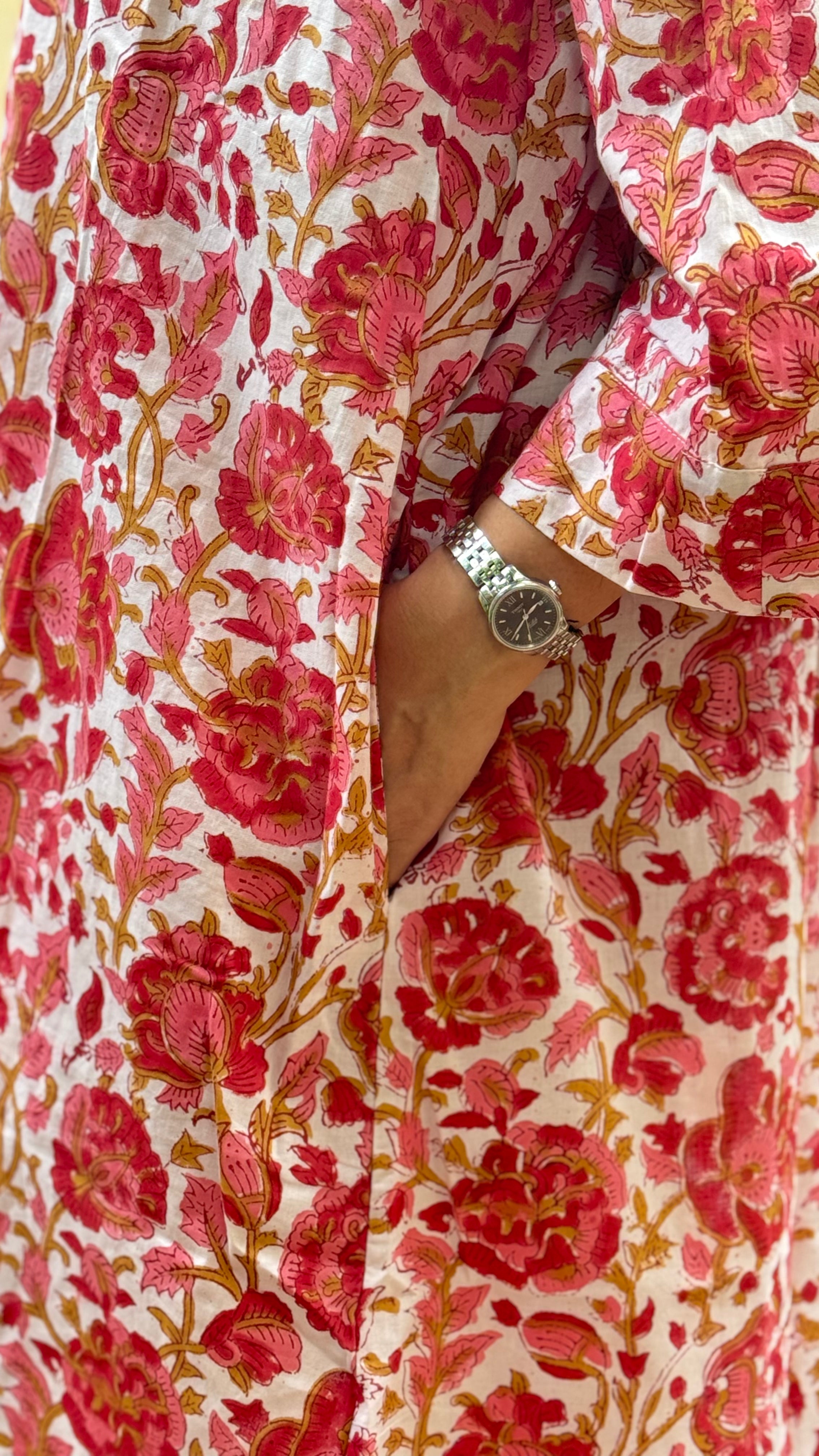 White Floral Slip Dress