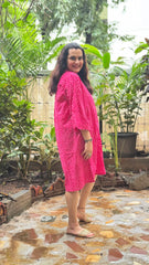 Fuchsia Lehariya Slip Dress