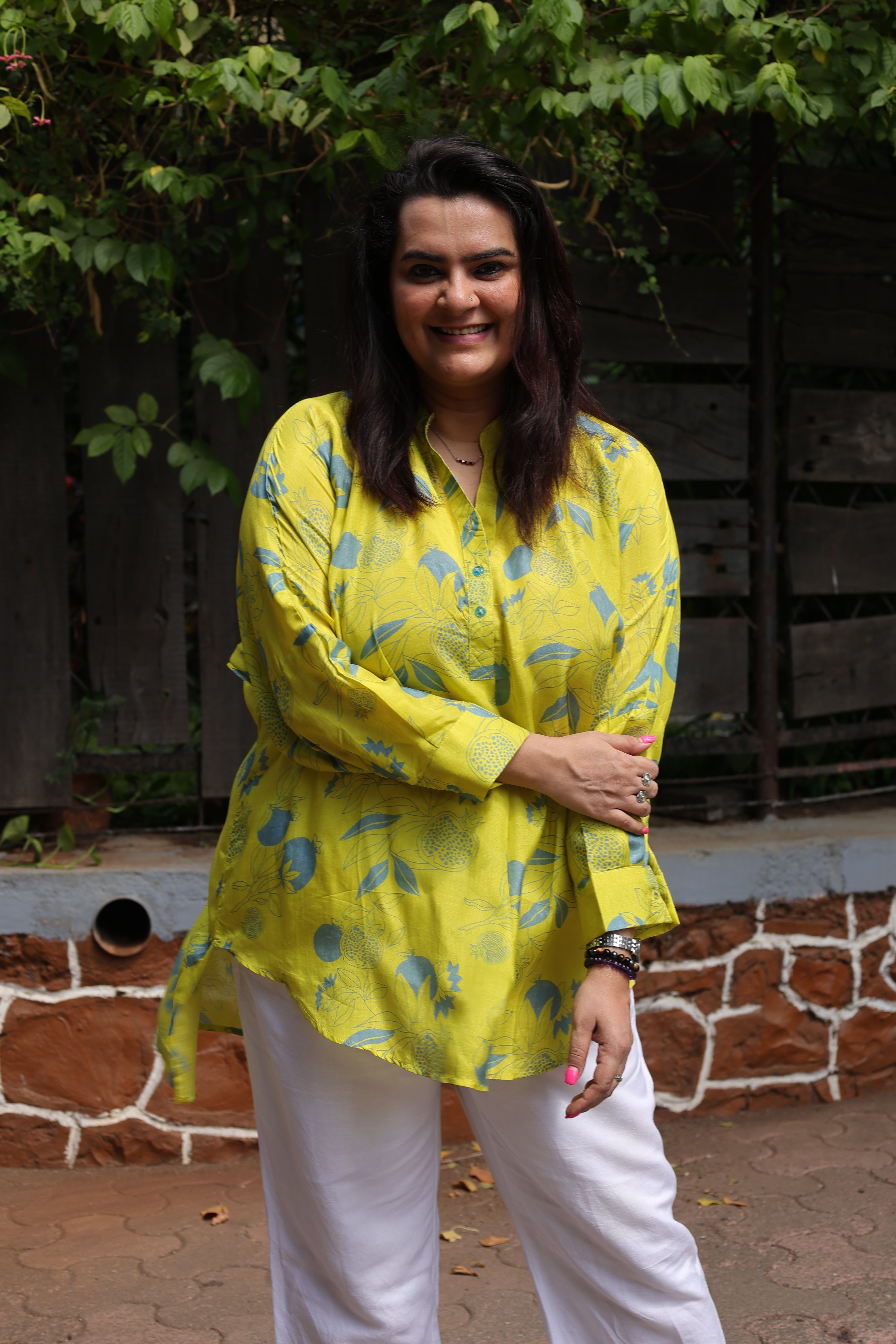 Lime Pomegranate Antifit Shirt