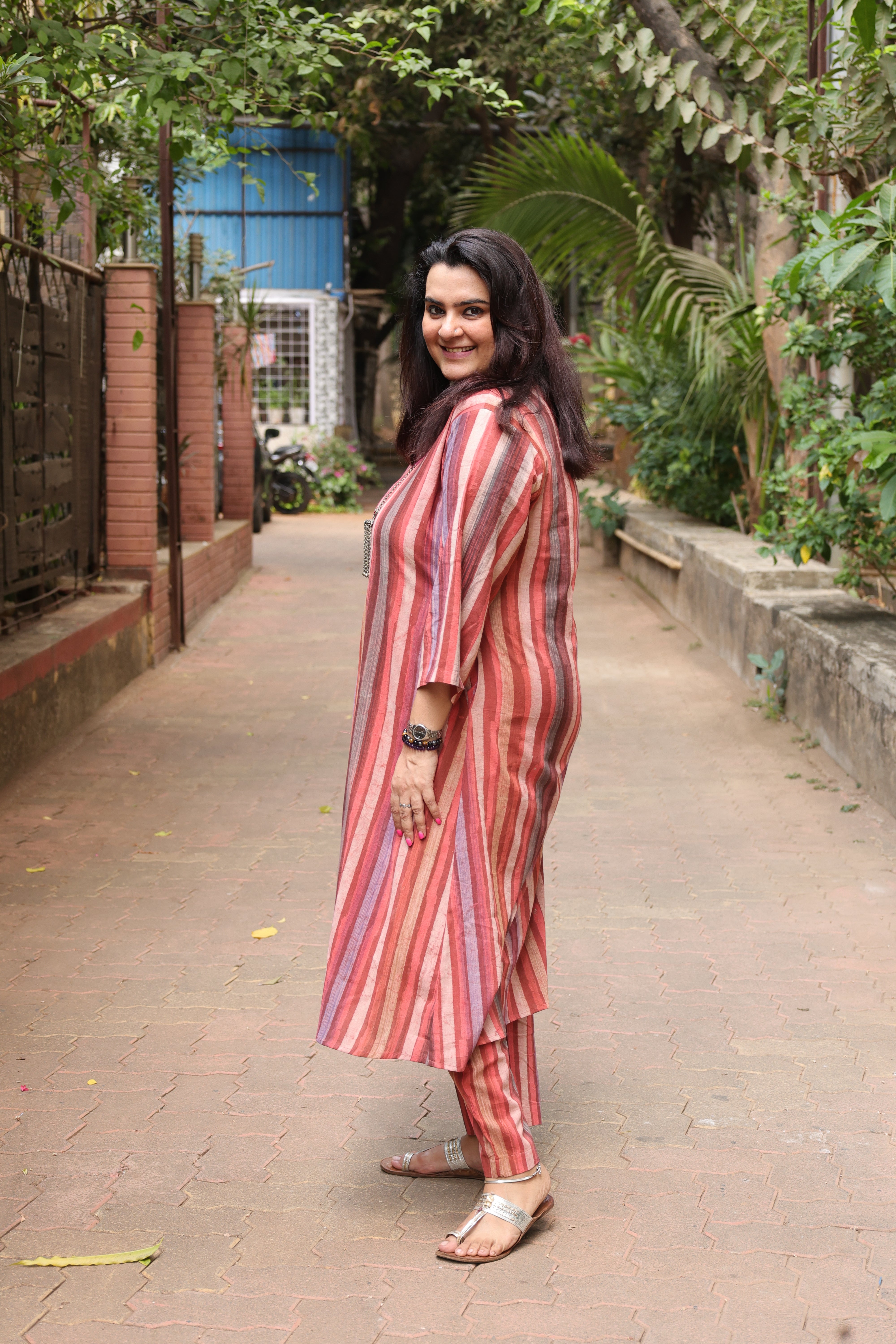 Rust Kurta Set