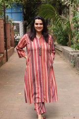 Rust Kurta Set