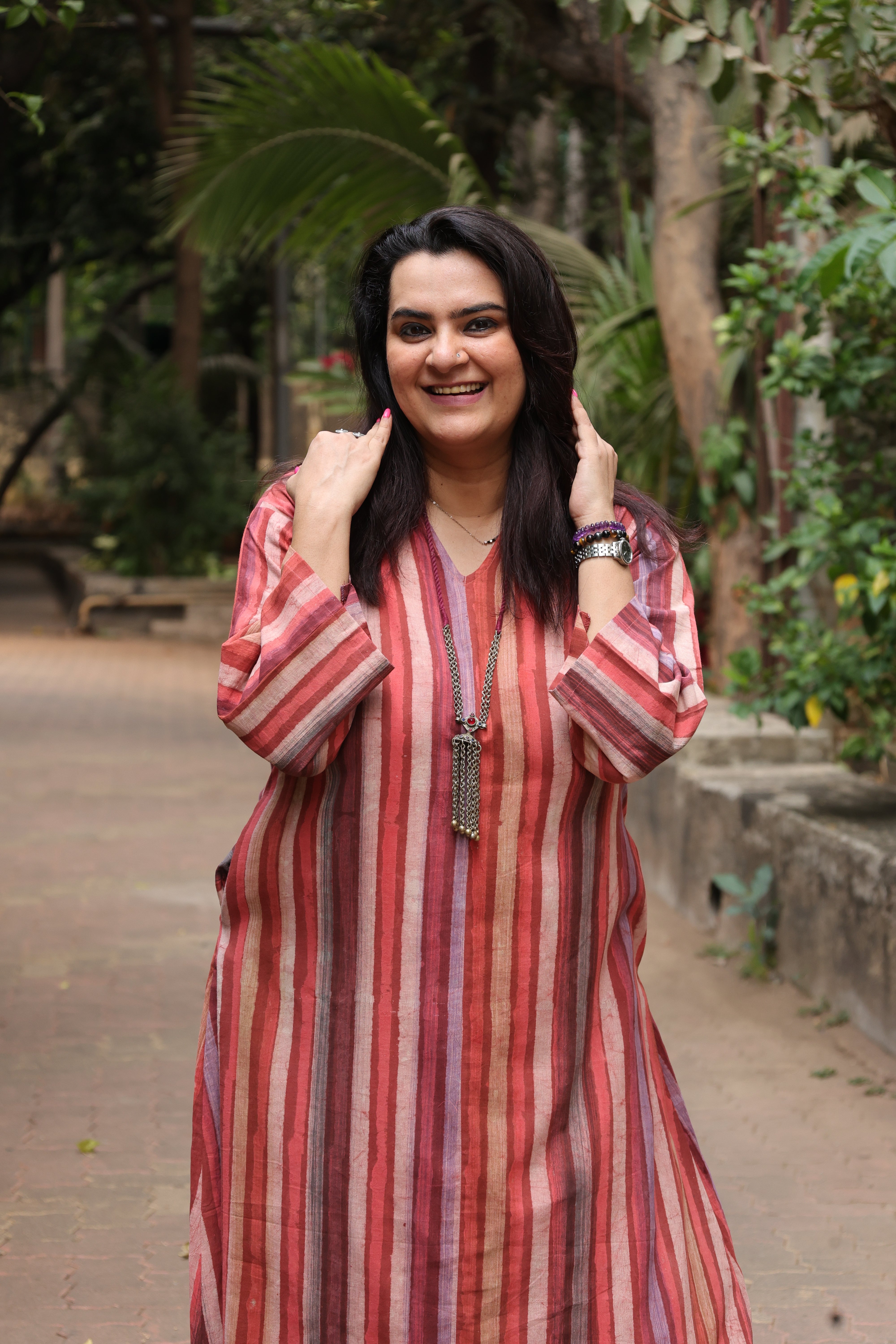 Rust Kurta Set