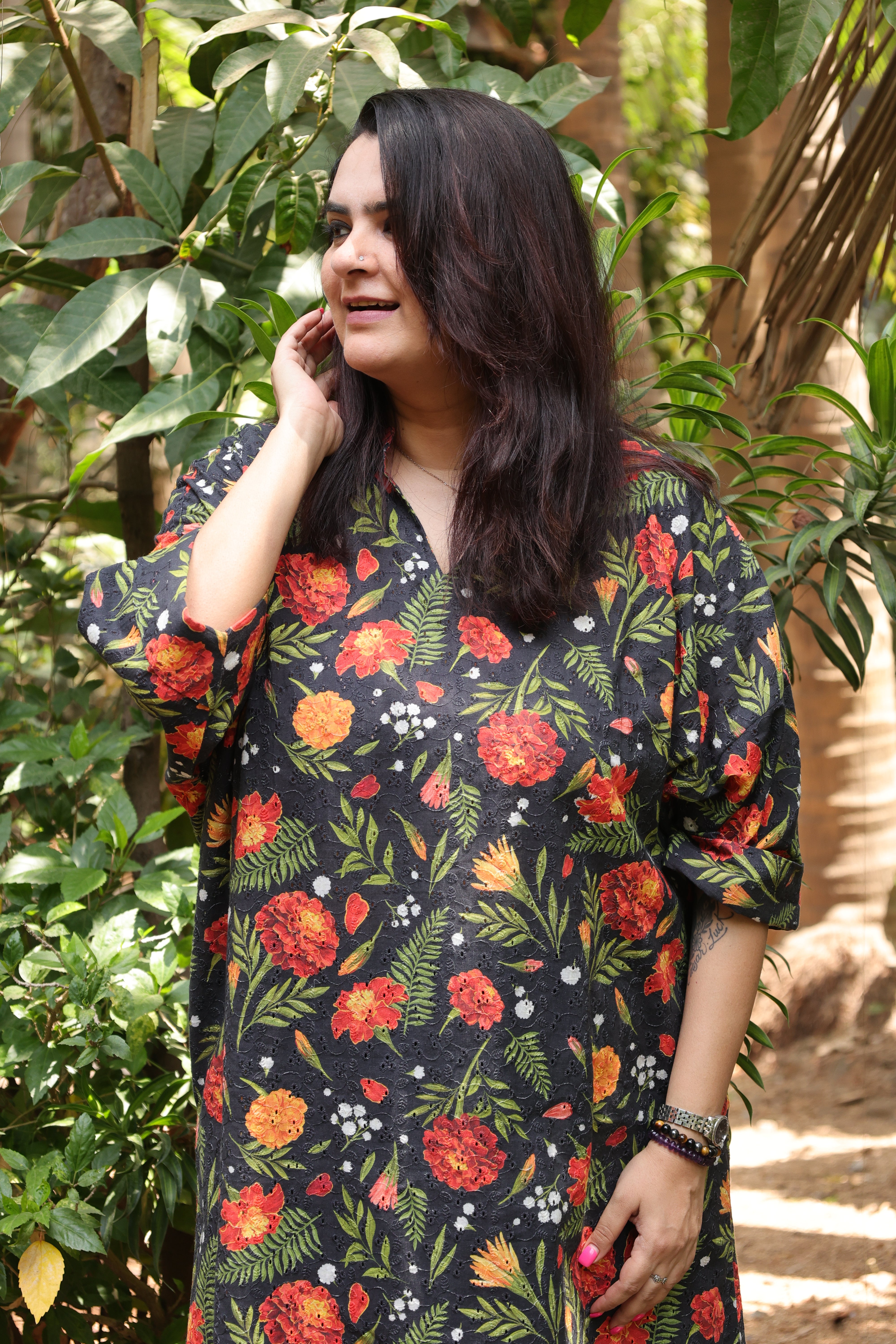 Genda Phool A line Kurta Set