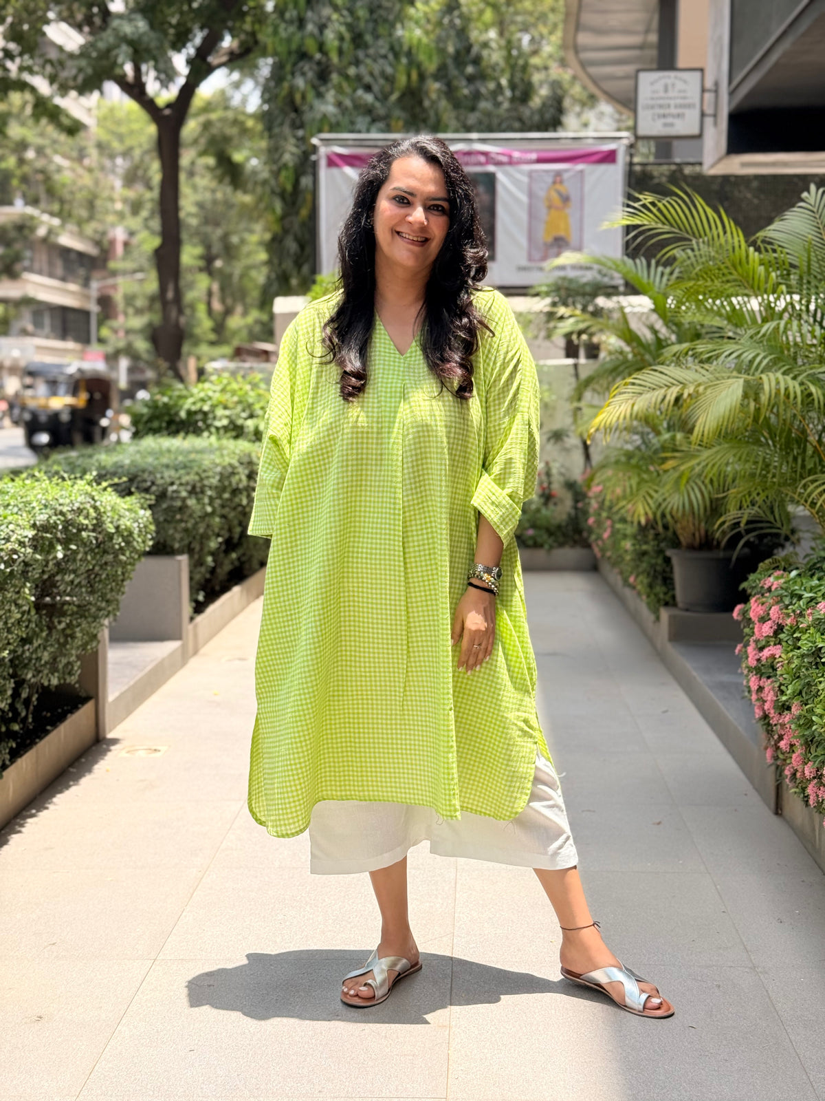 The Matcha Kaftan Kurta
