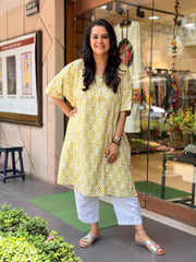 Sukoon Kurta - Lemon