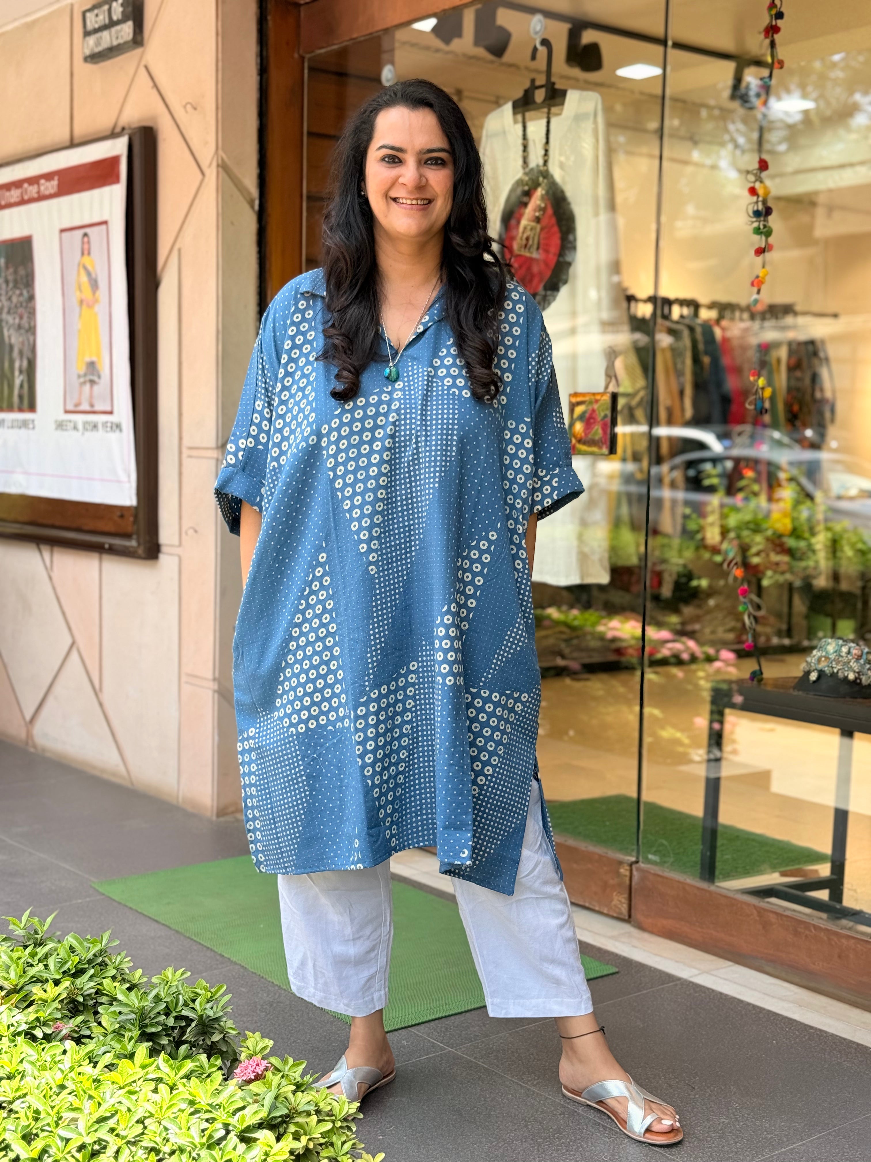 Neel Antifit Kurta