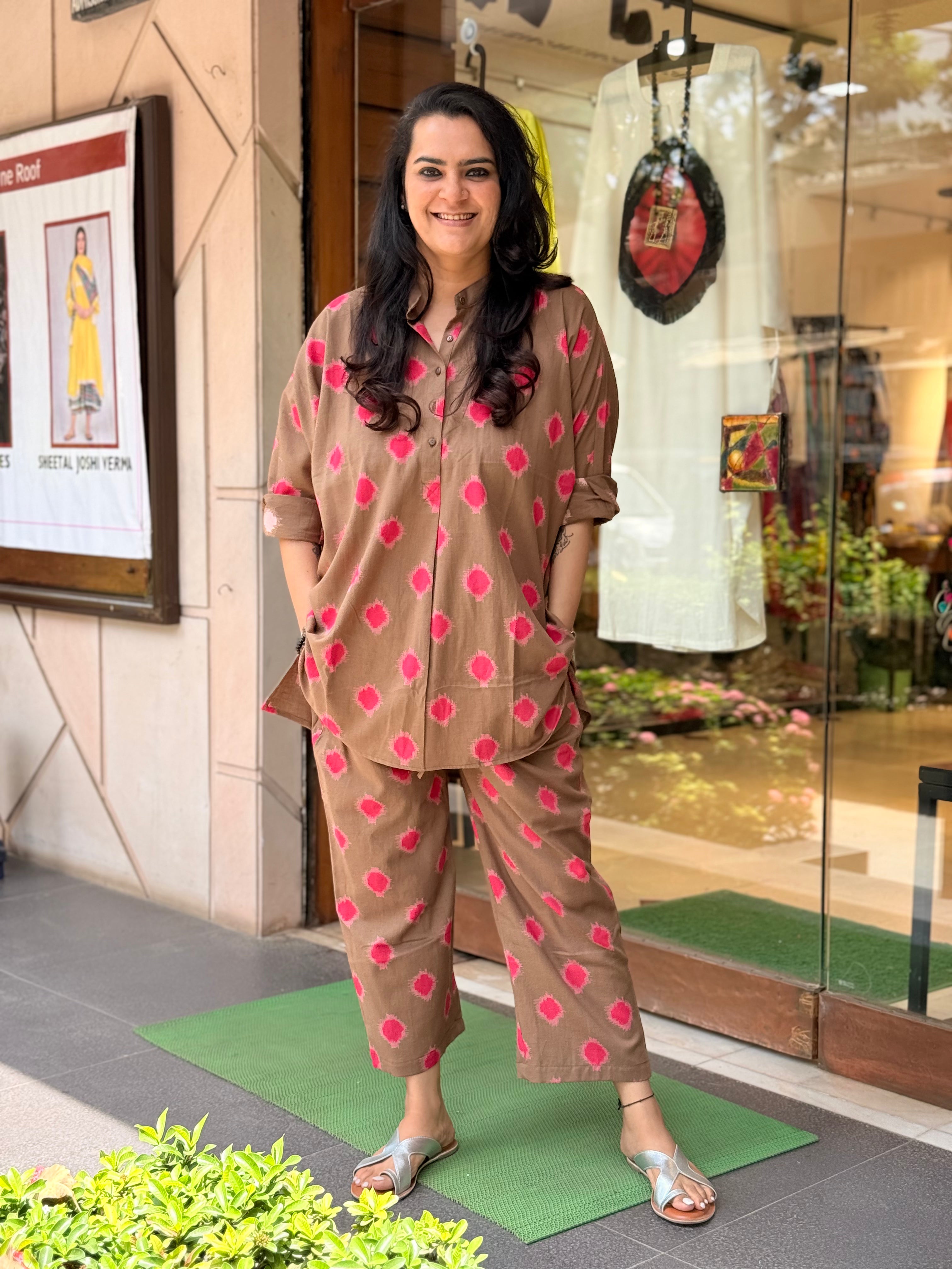 Ikat Round Coord